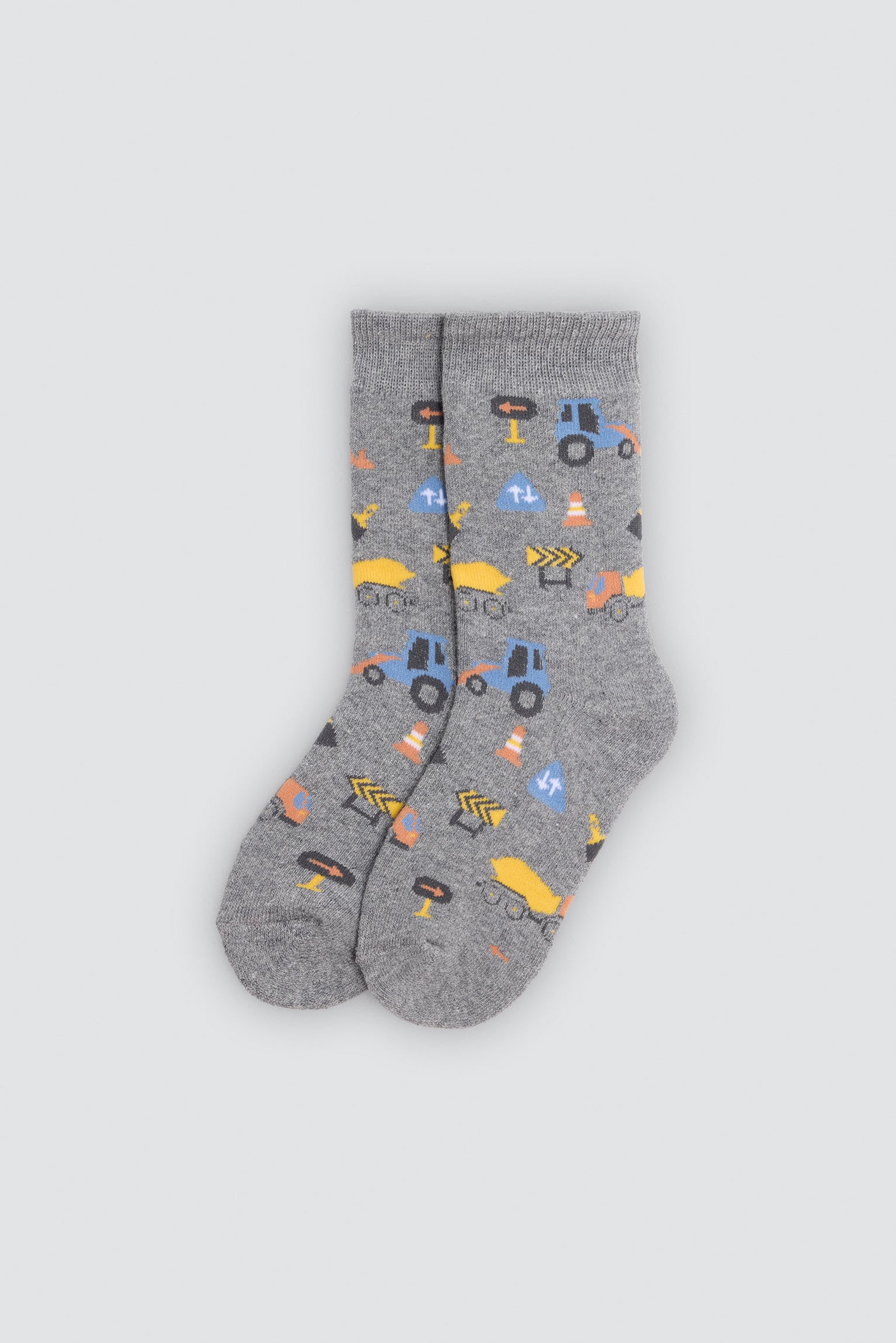 Pack of 3 boys' thermal socks with tool and sign prints