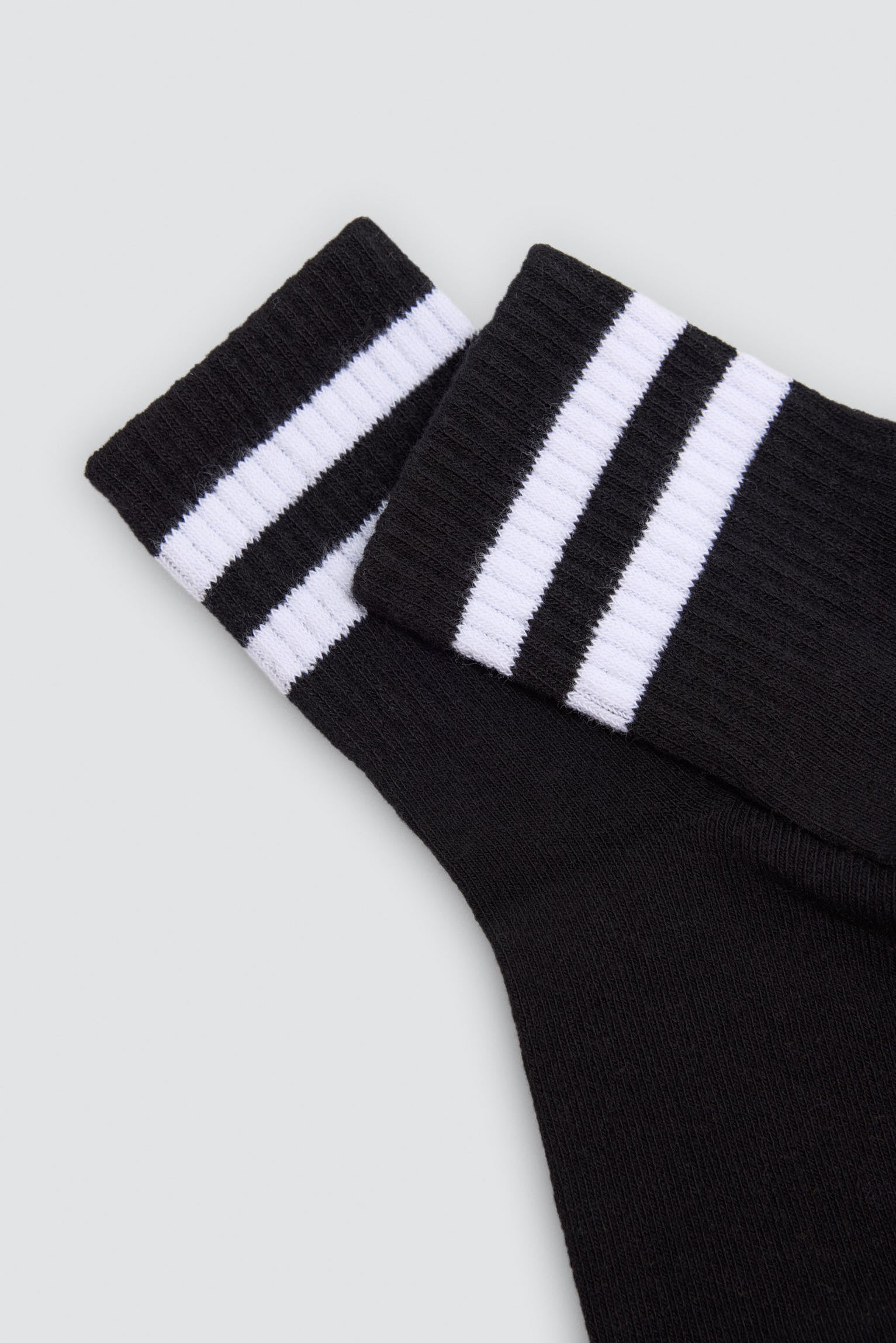 Pack of 6 boys' sporty socks with contrast stripe details