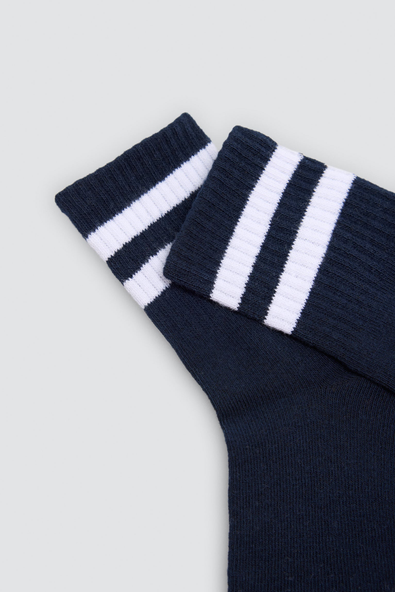Pack of 6 boys' sporty socks with contrast stripe details