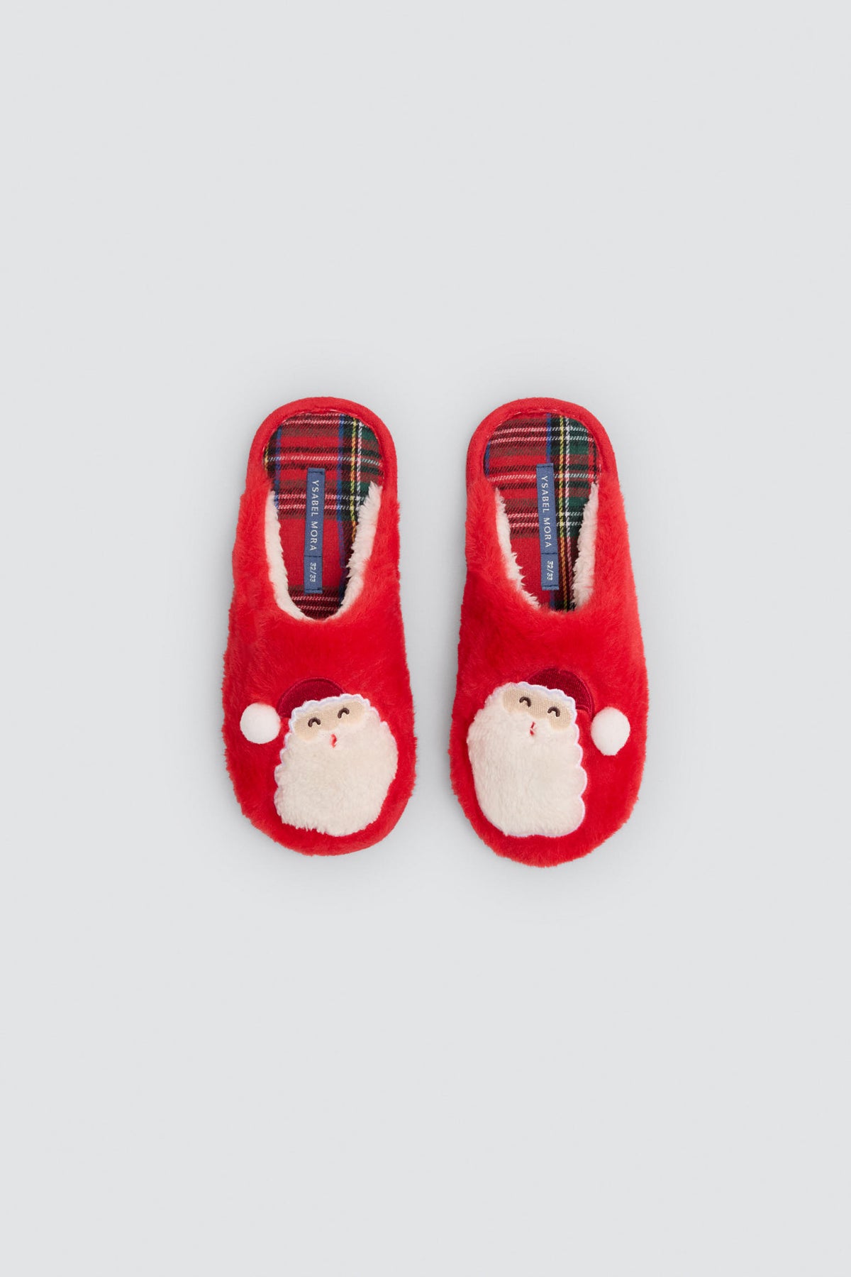 Kids' Santa Christmas house slippers