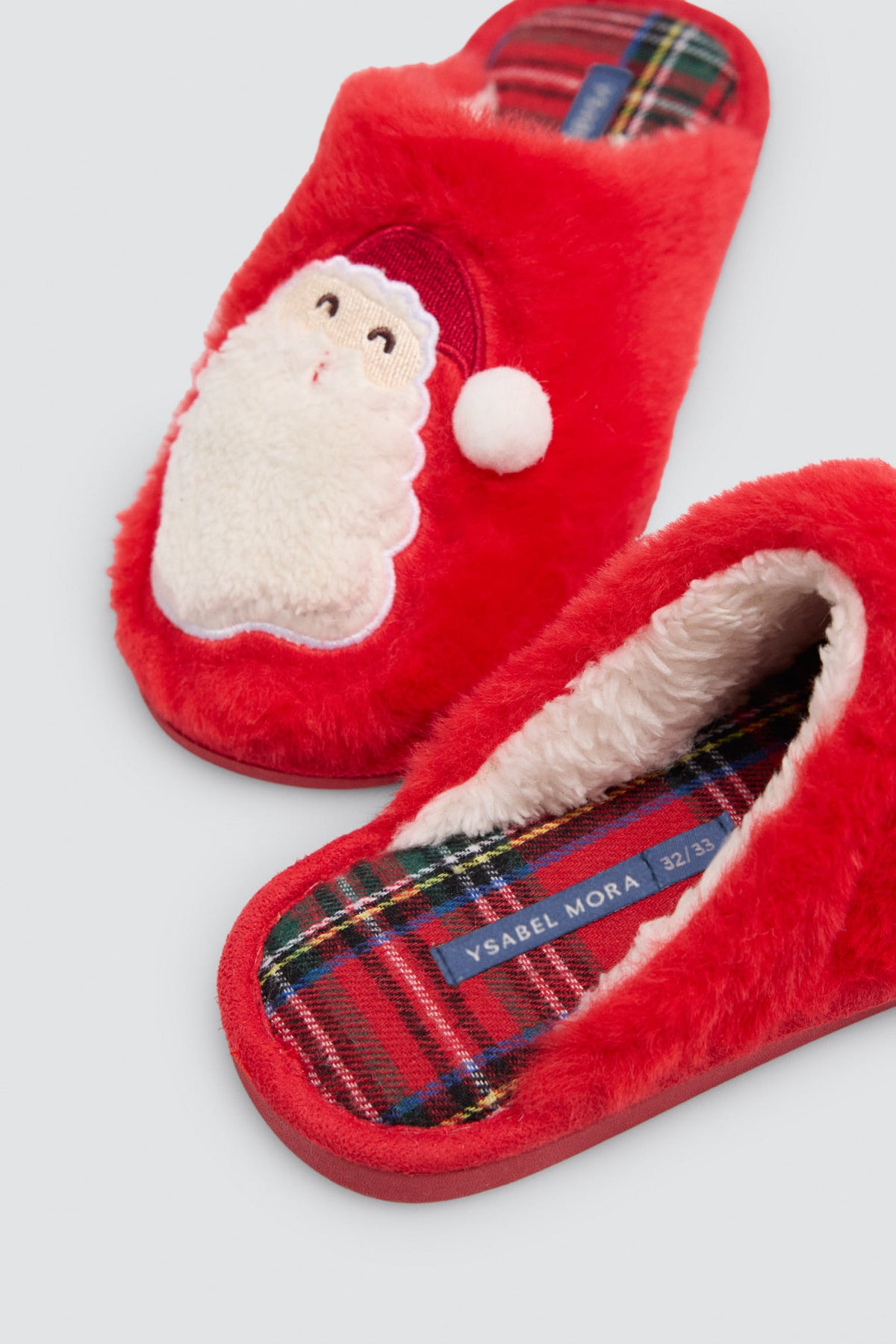 Kids' Santa Christmas house slippers