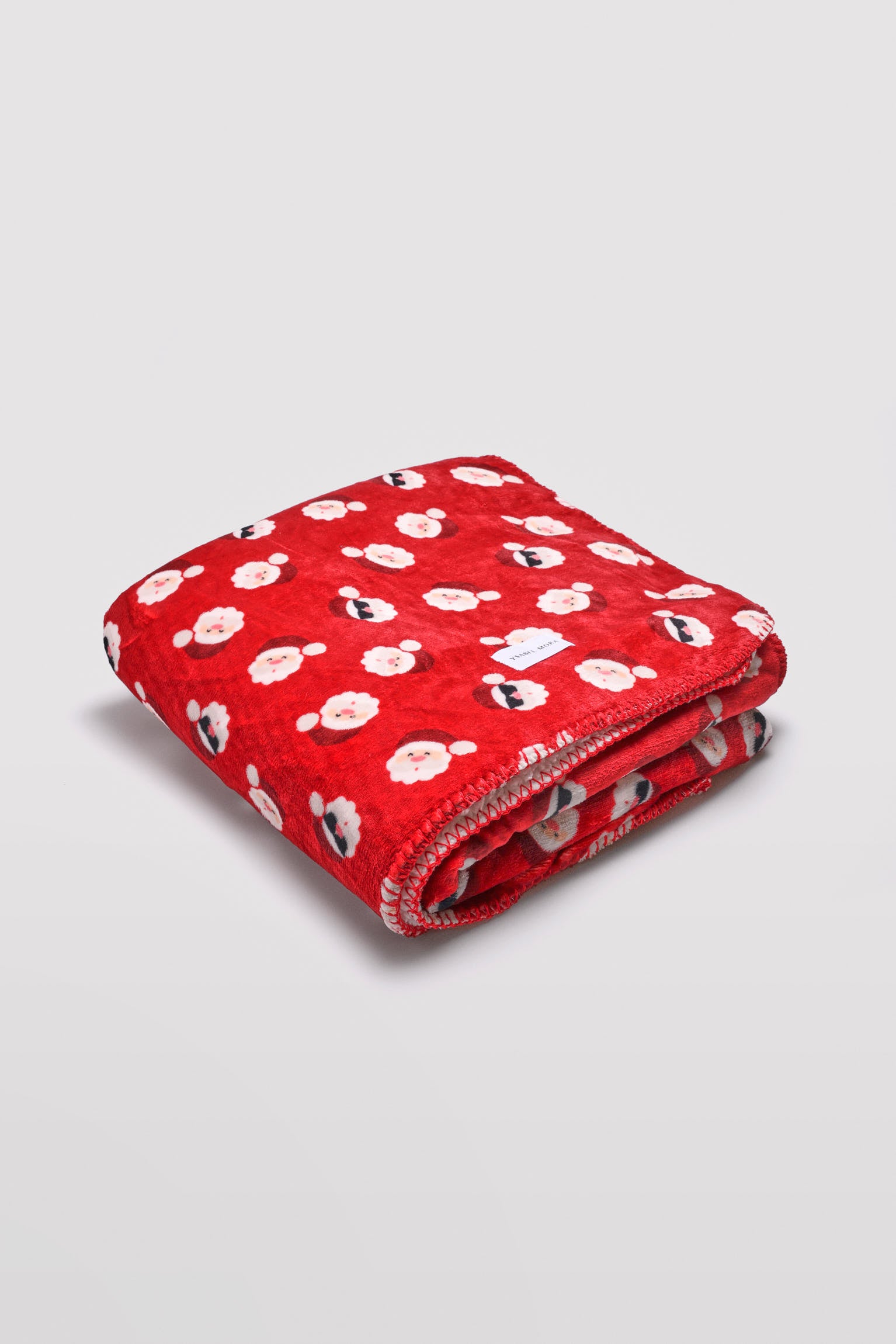 Red Christmas print blanket