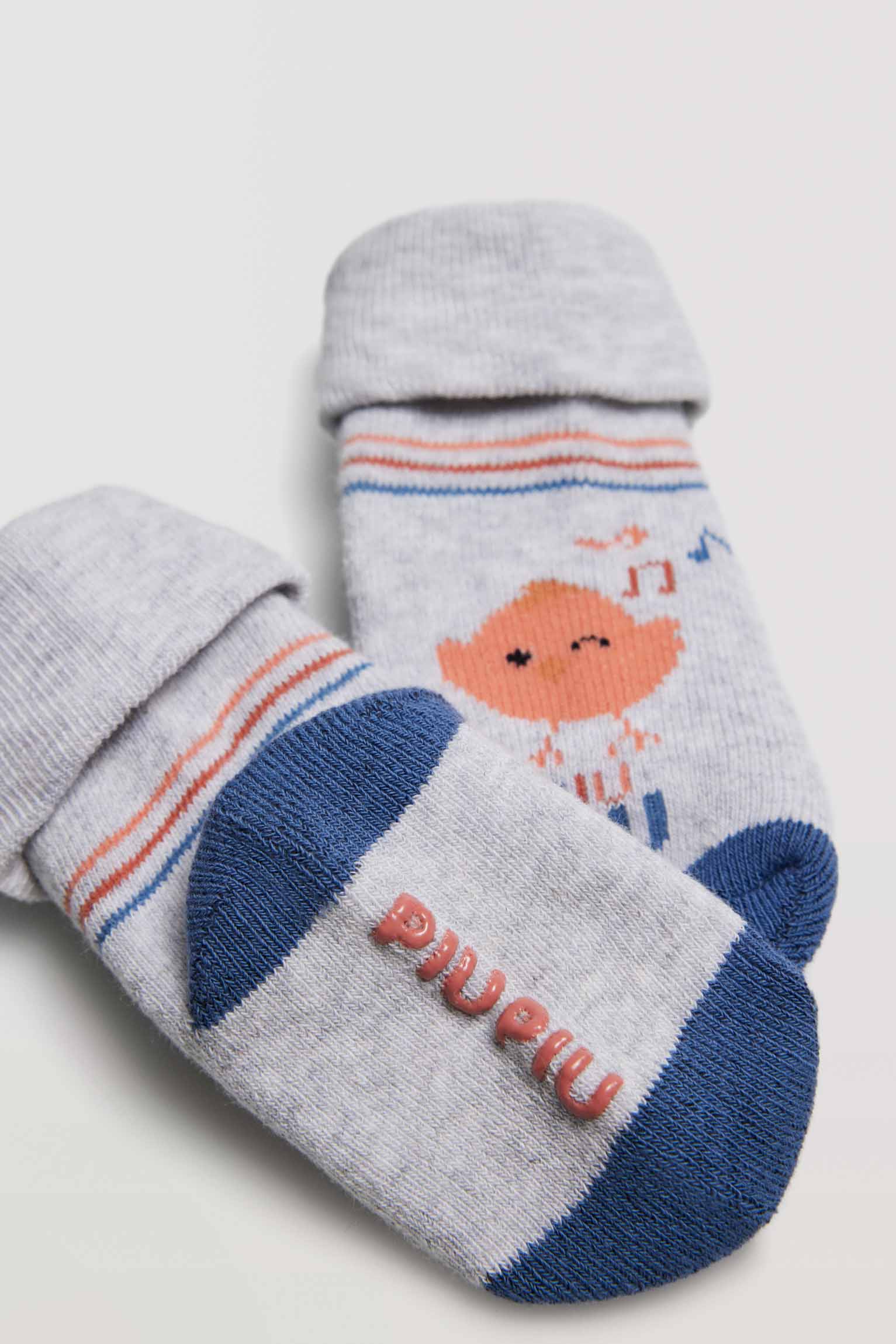 Thermal non-slip socks for baby 4 pack