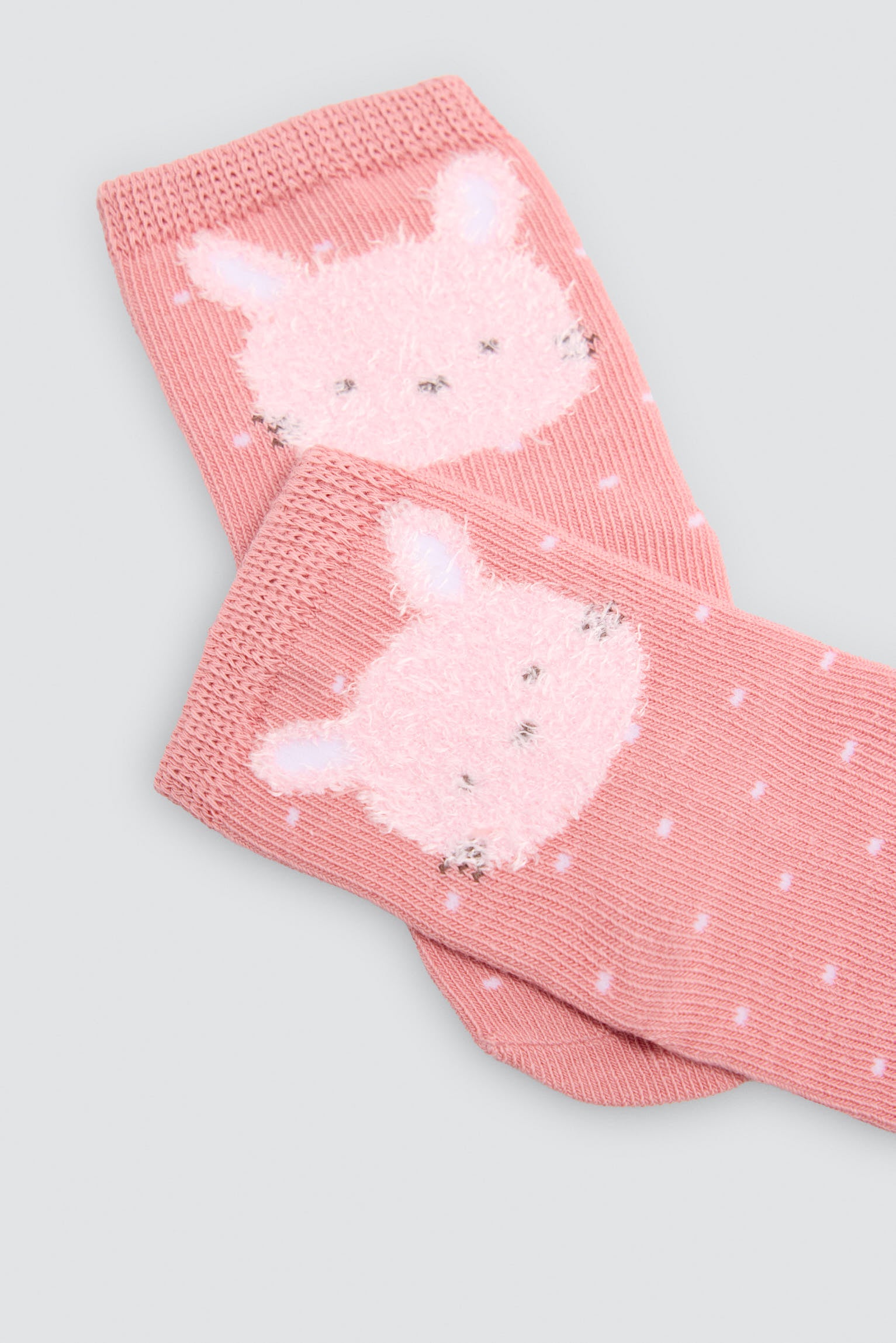 Pack of 4 baby socks with fun bunny prints