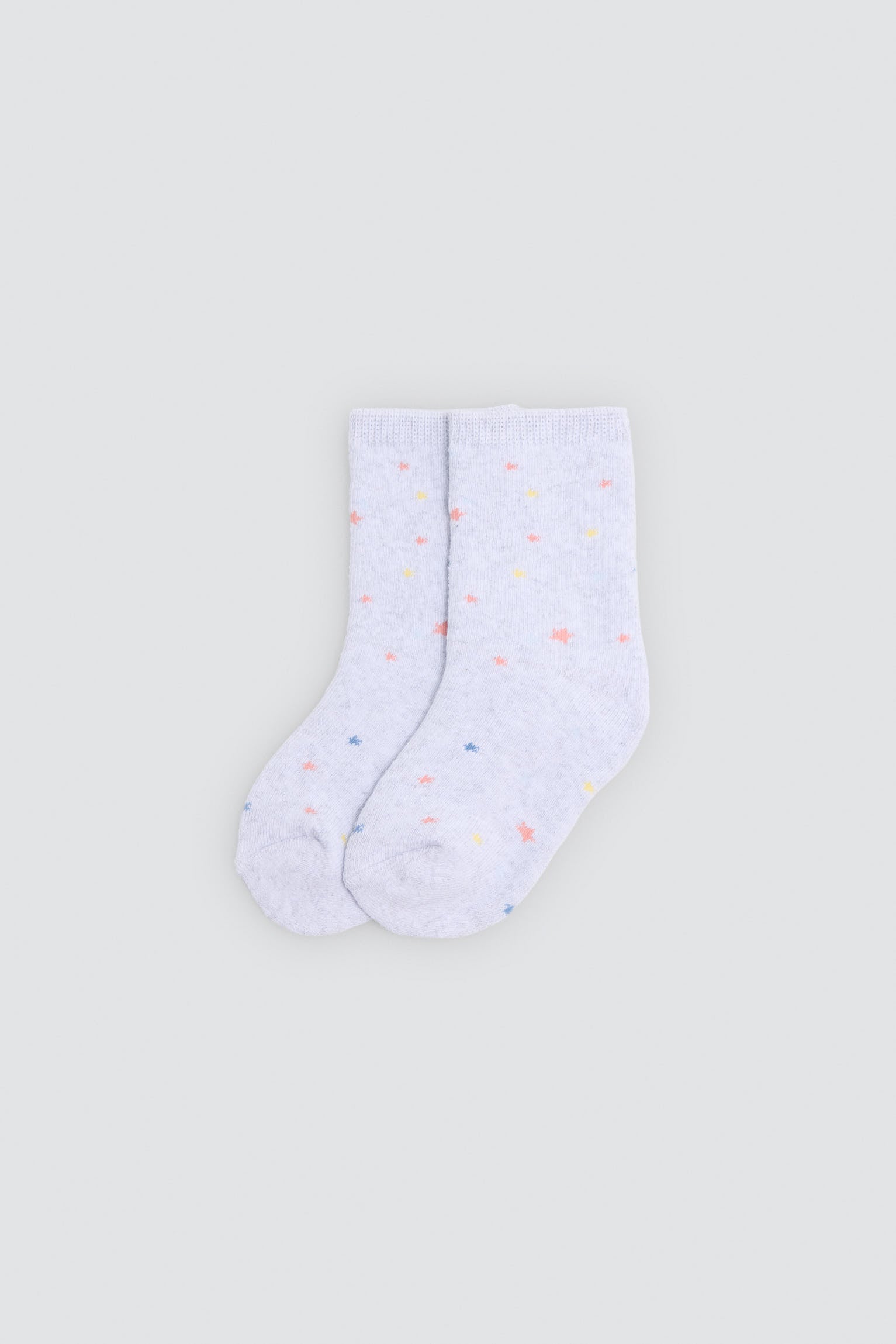 Pack of 4 baby thermal socks with moon and star prints