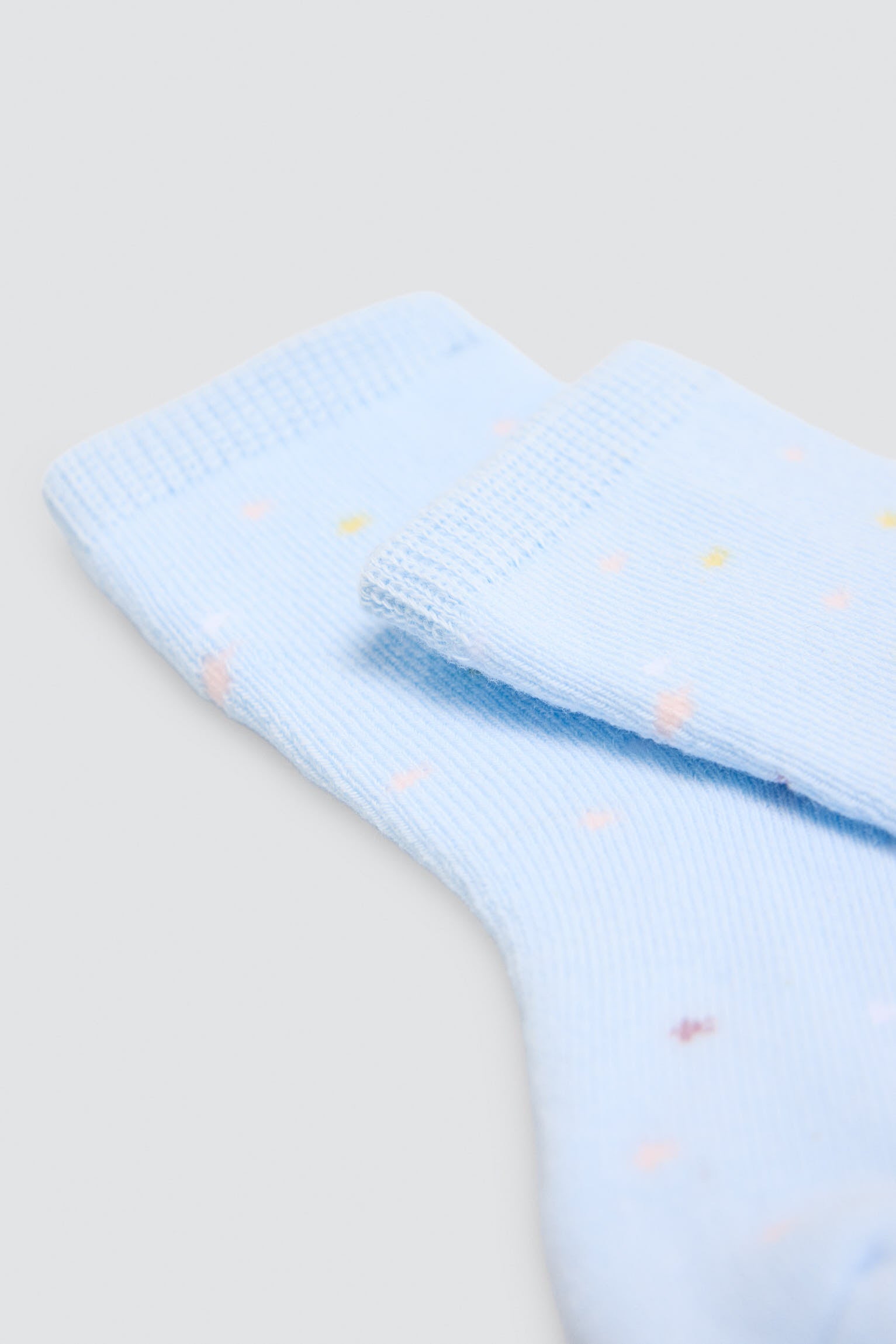 Pack of 4 baby thermal socks with moon and star prints