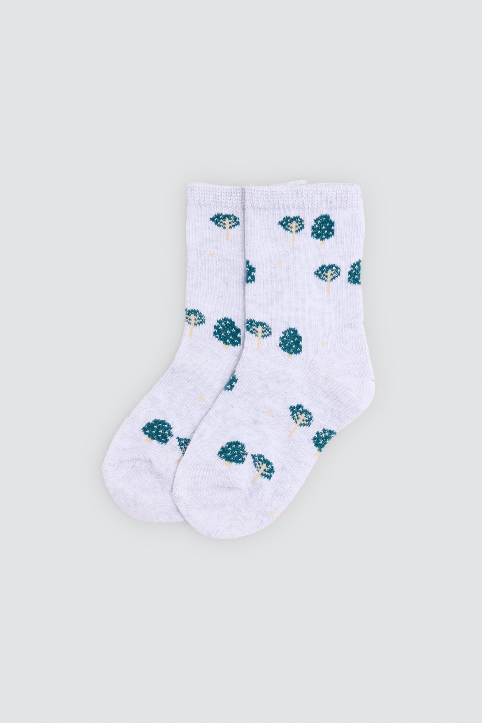 Pack of 4 baby socks with owl and tree prints
