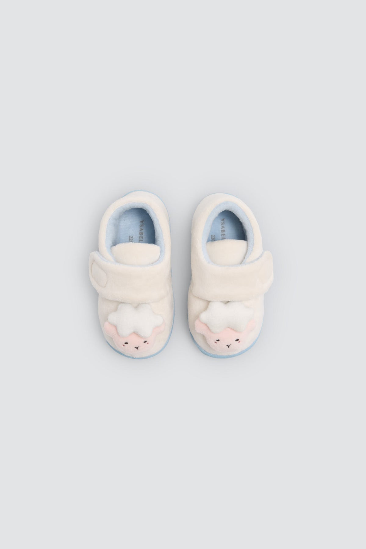 Zapatillas de casa bebé cerradas con oveja 3D