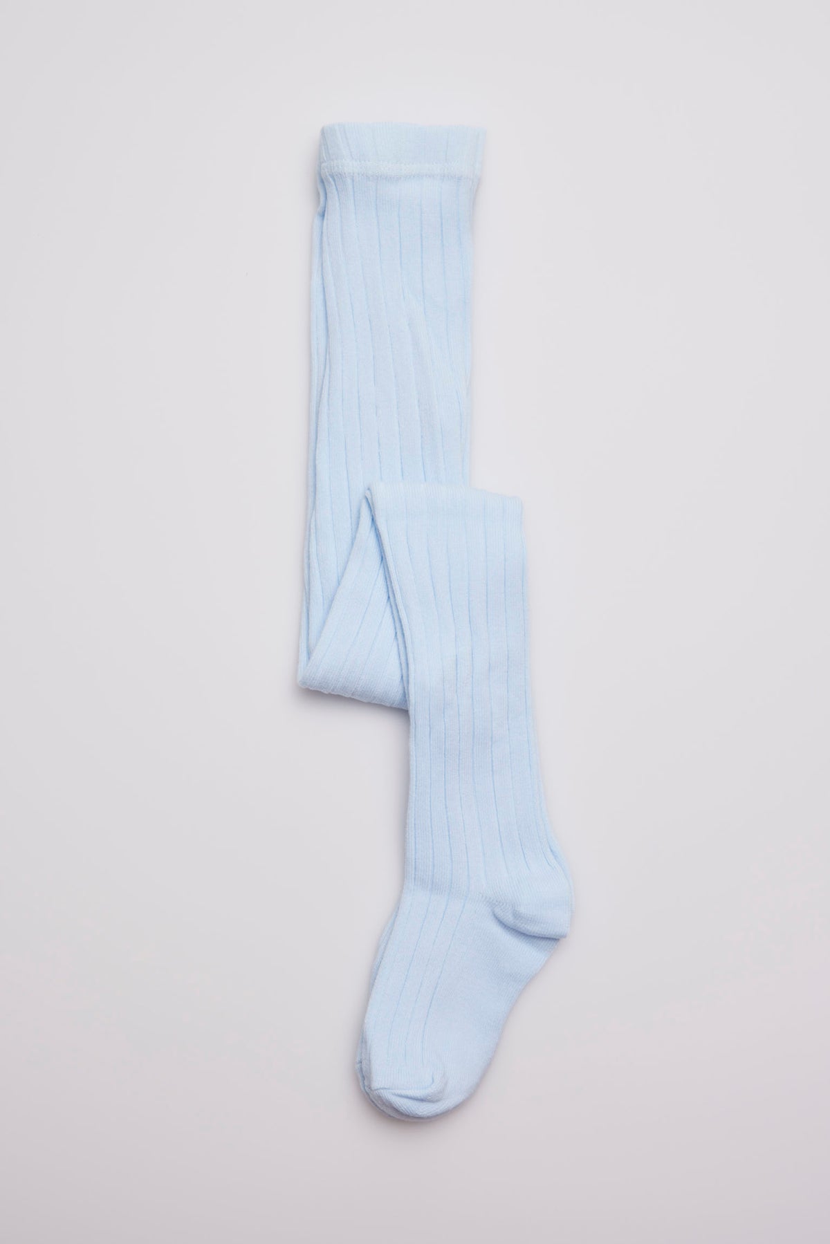 Light blue ribbed leotard