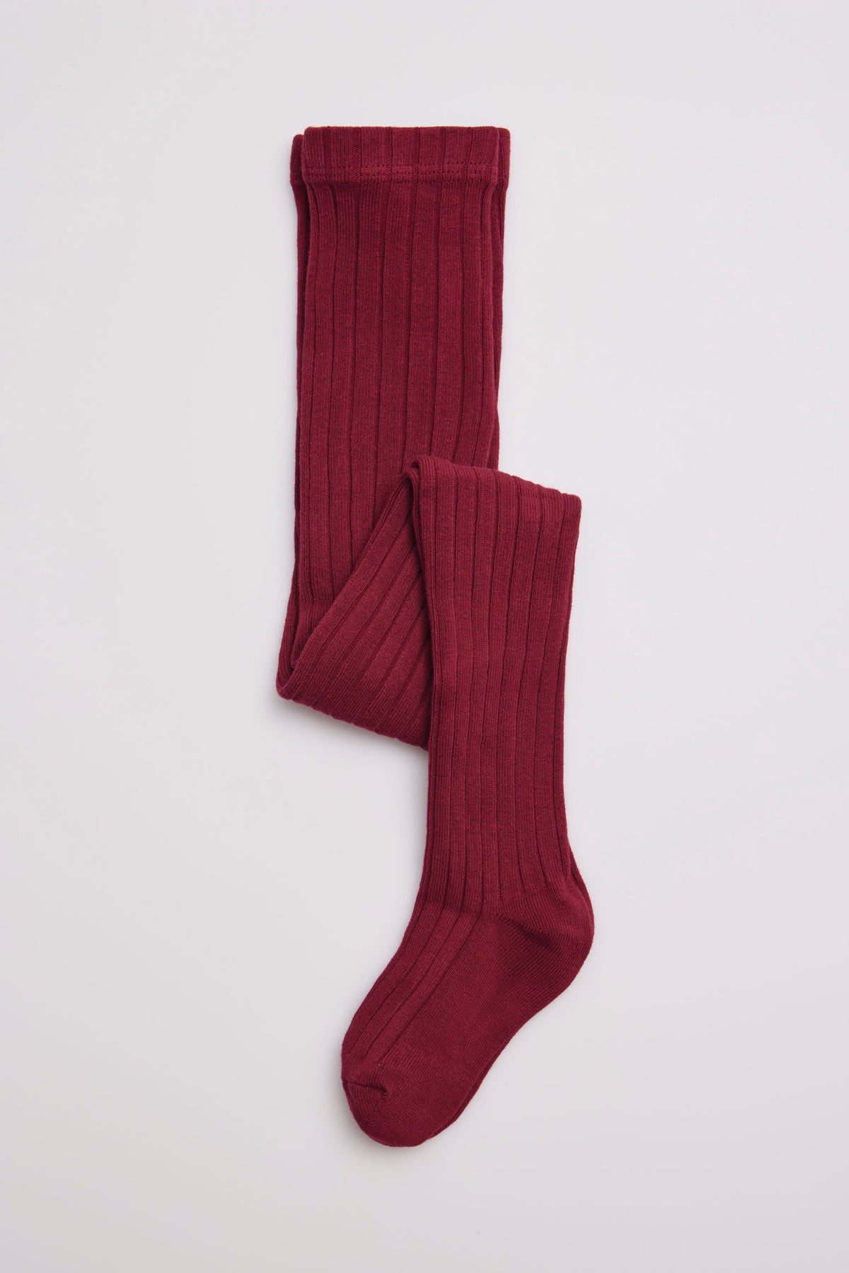 Maroon ribbed leotard