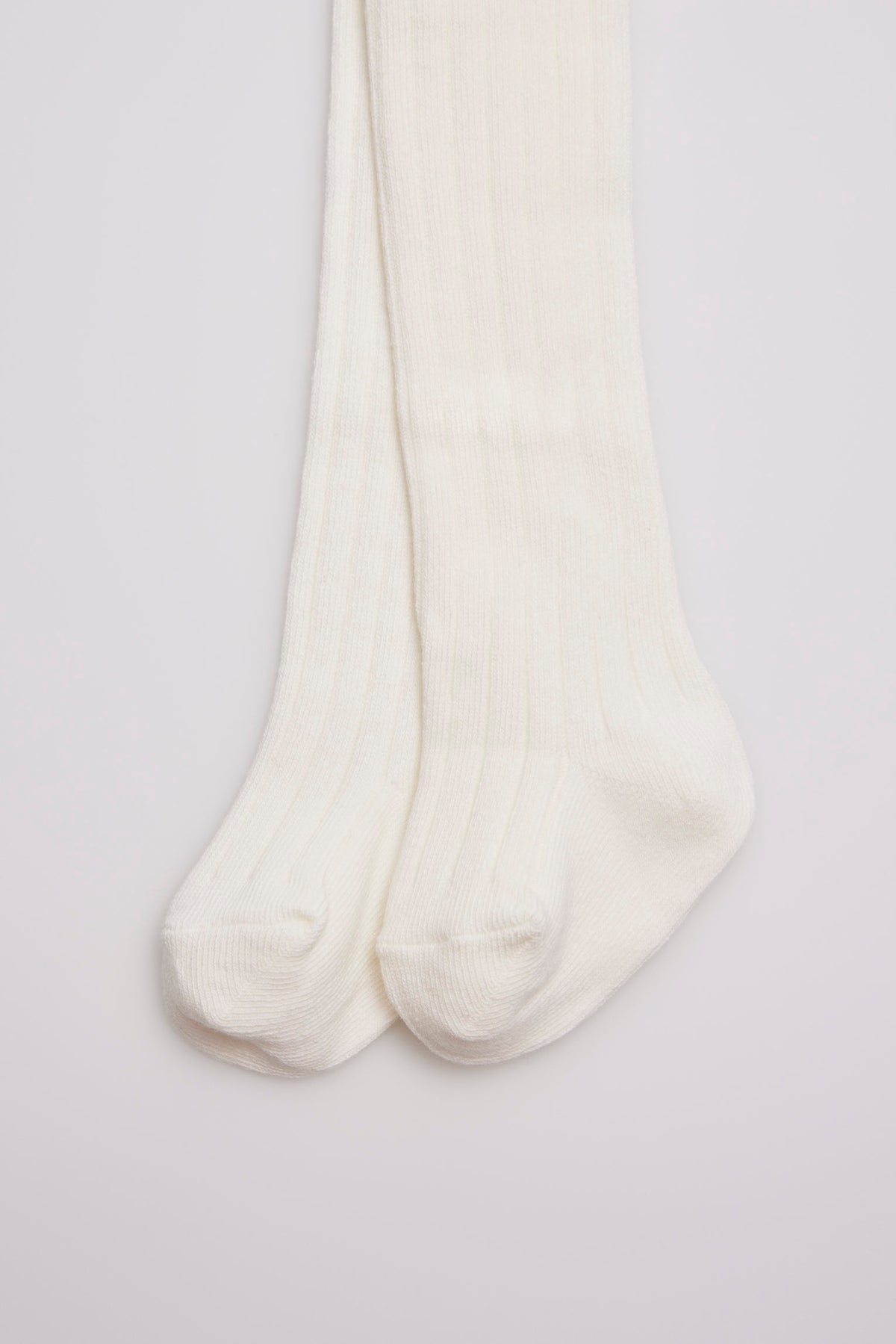 Ivory ribbed leotard