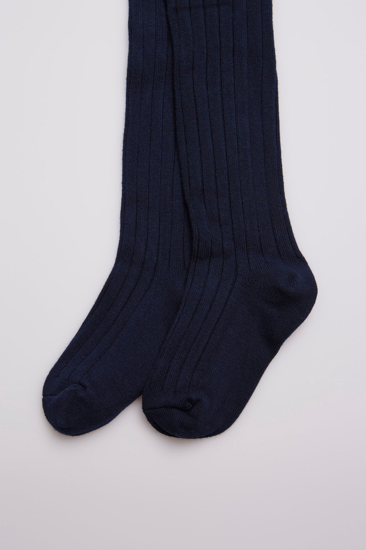 Navy ribbed leotard