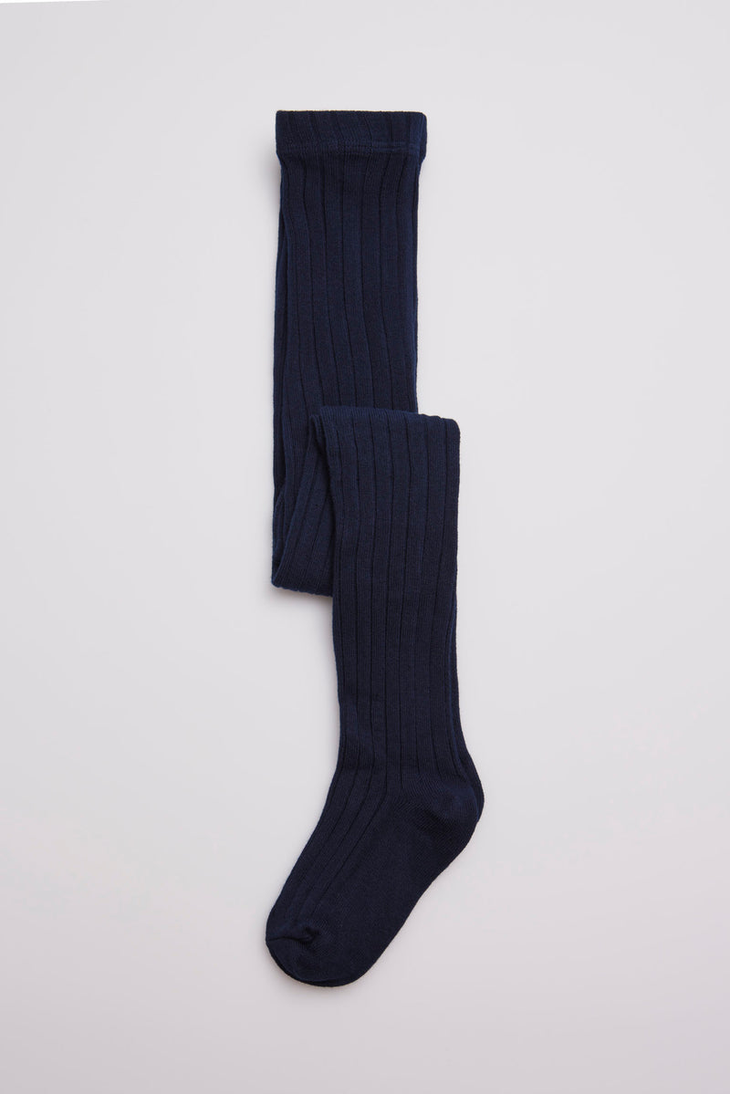 Navy ribbed leotard