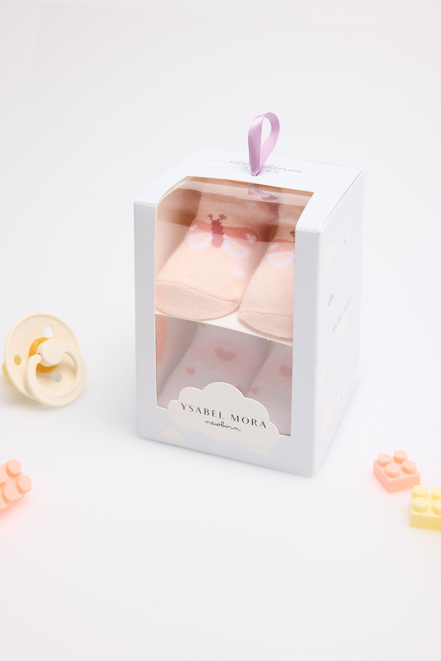 Pack of 4 newborn baby socks