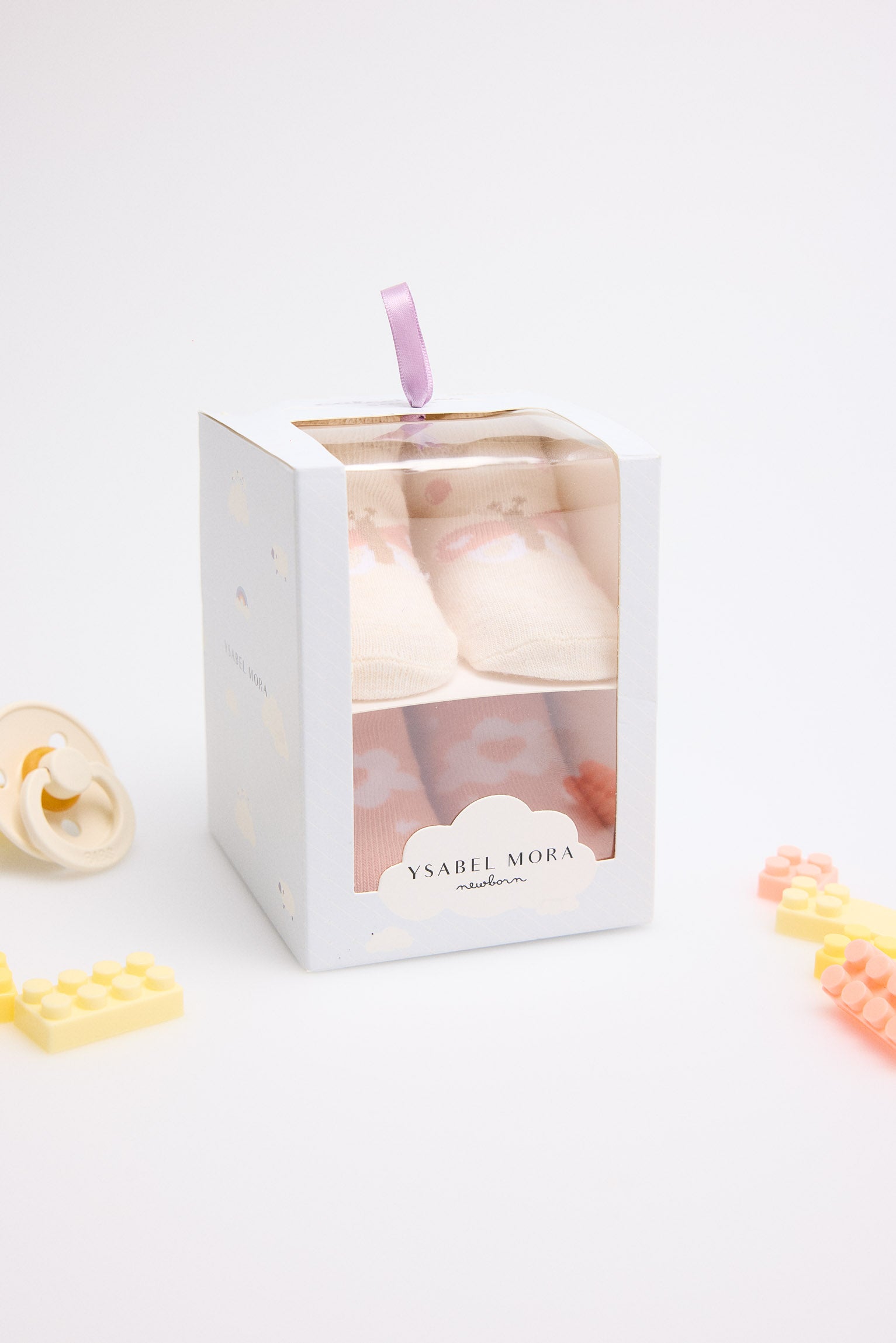 Pack of 4 newborn baby socks