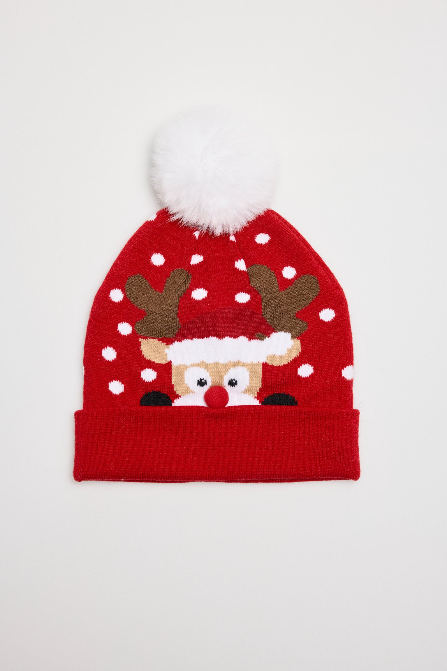 70662-1-gorro-navidad-unisex-ysabel-mora - Rojo