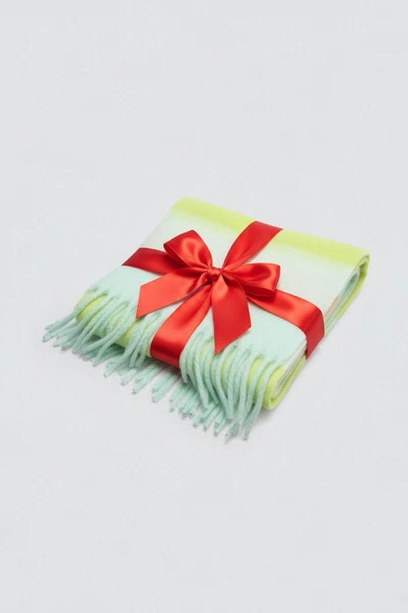 Striped colored scarf