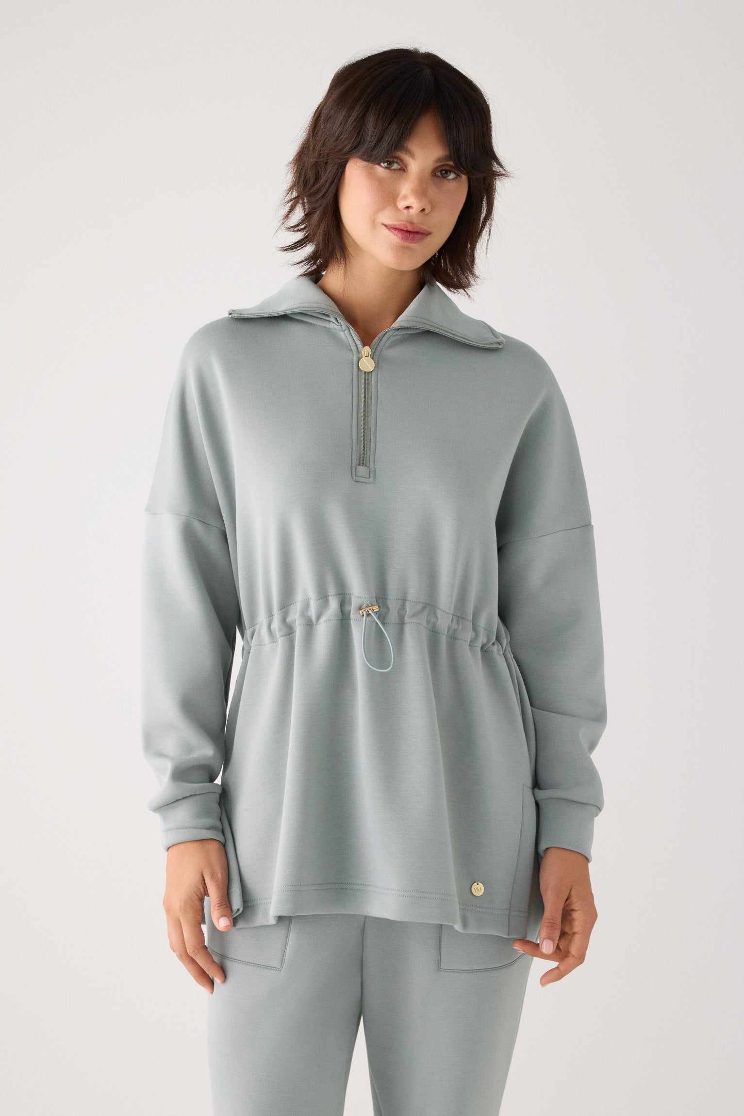 70741-laurel-green-jersey-comodo-afelpado-cremallera-cintura-ajustable-azul