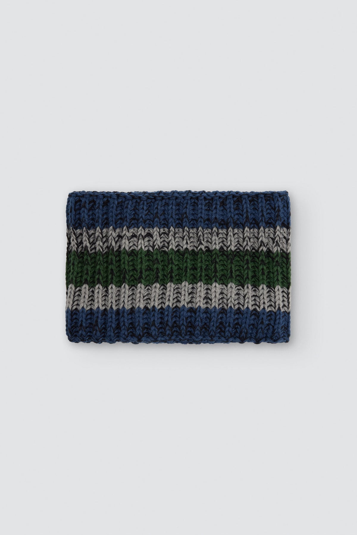 Cuello de punto para niño con forro polar multicolor