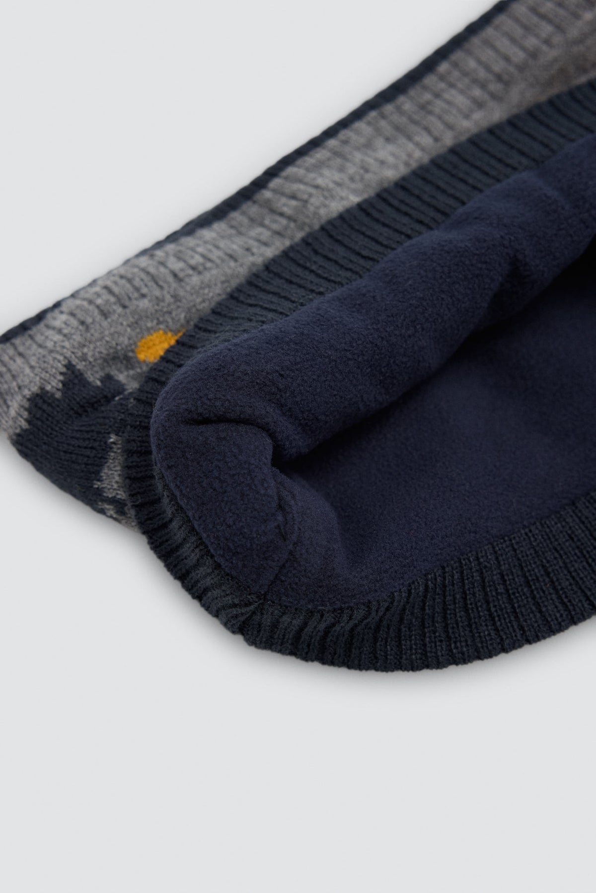Cuello de punto para niño con forro polar estampado dinosaurios