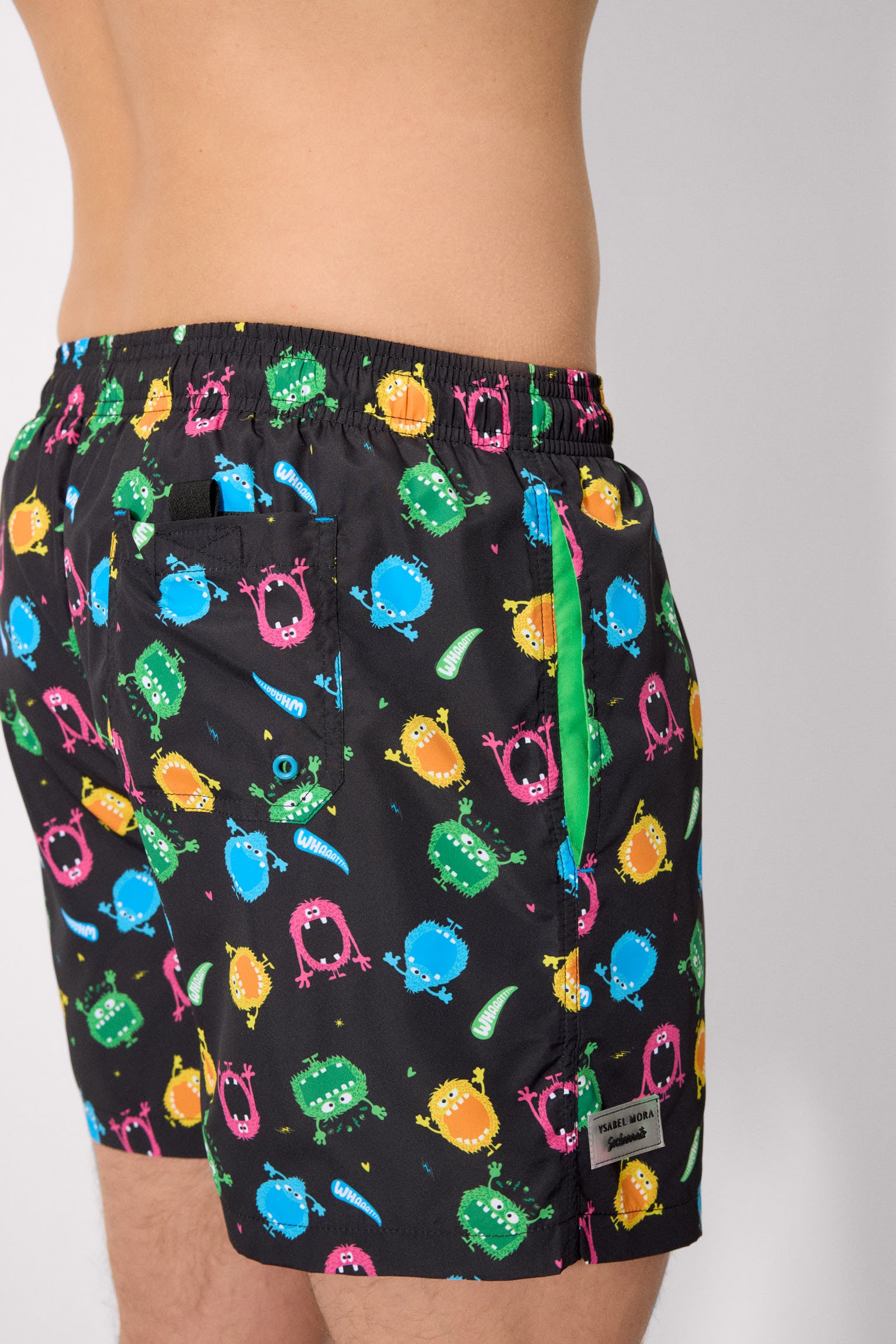 Sockarrats monster print medium swimsuit