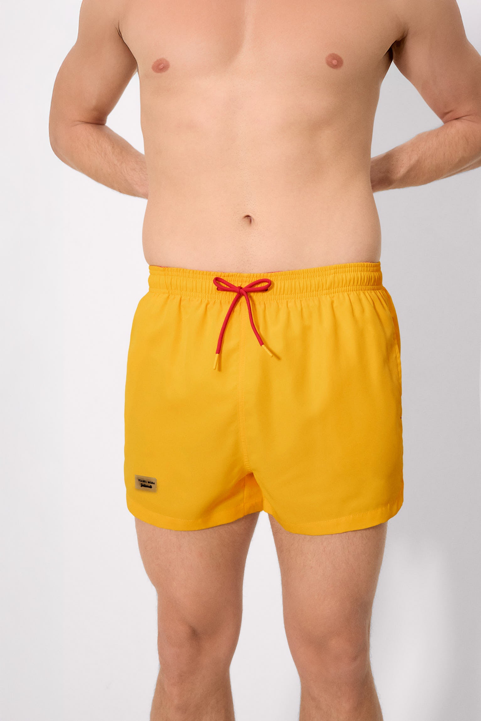 Sockarrats basic yellow swim trunks