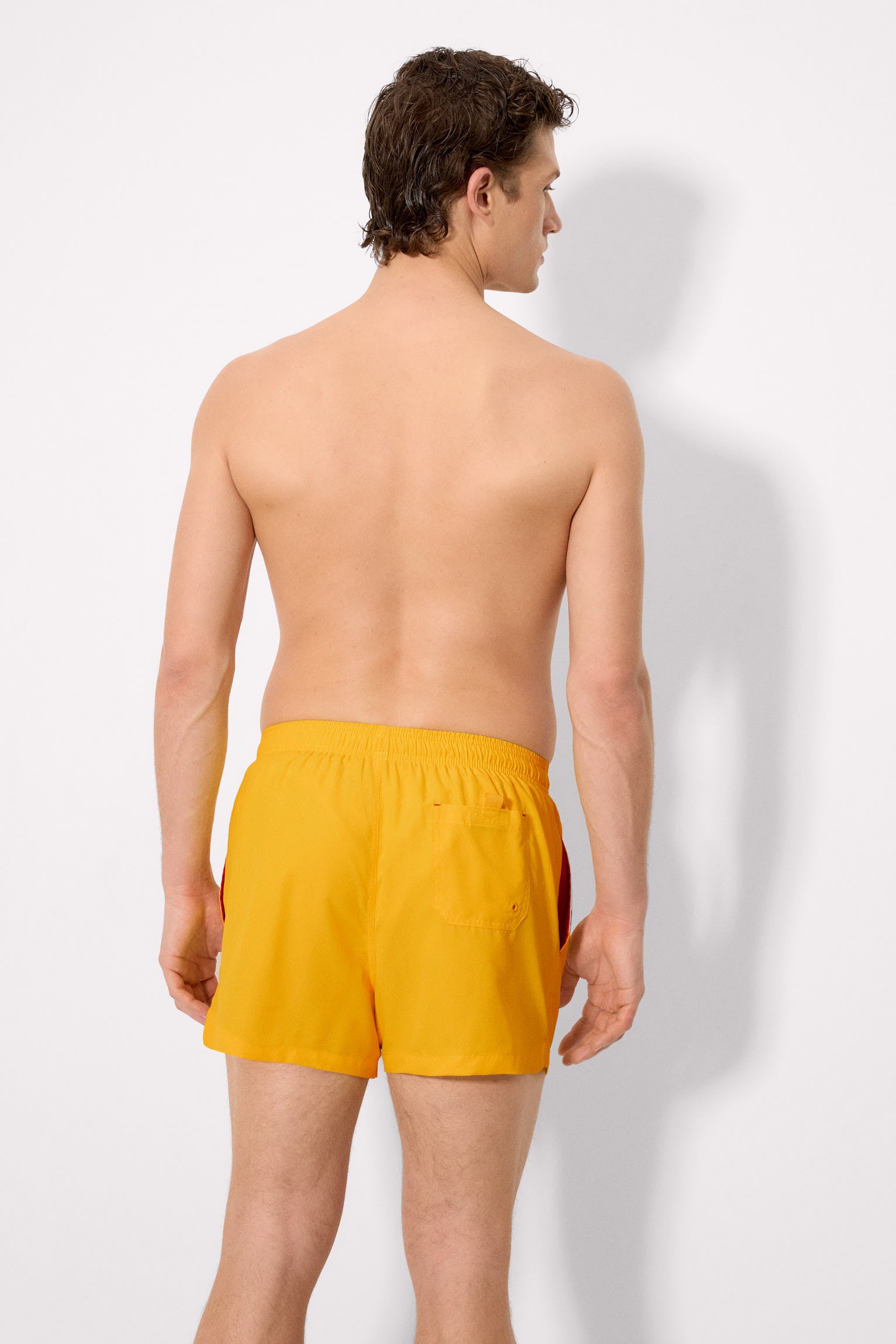 Sockarrats basic yellow swim trunks
