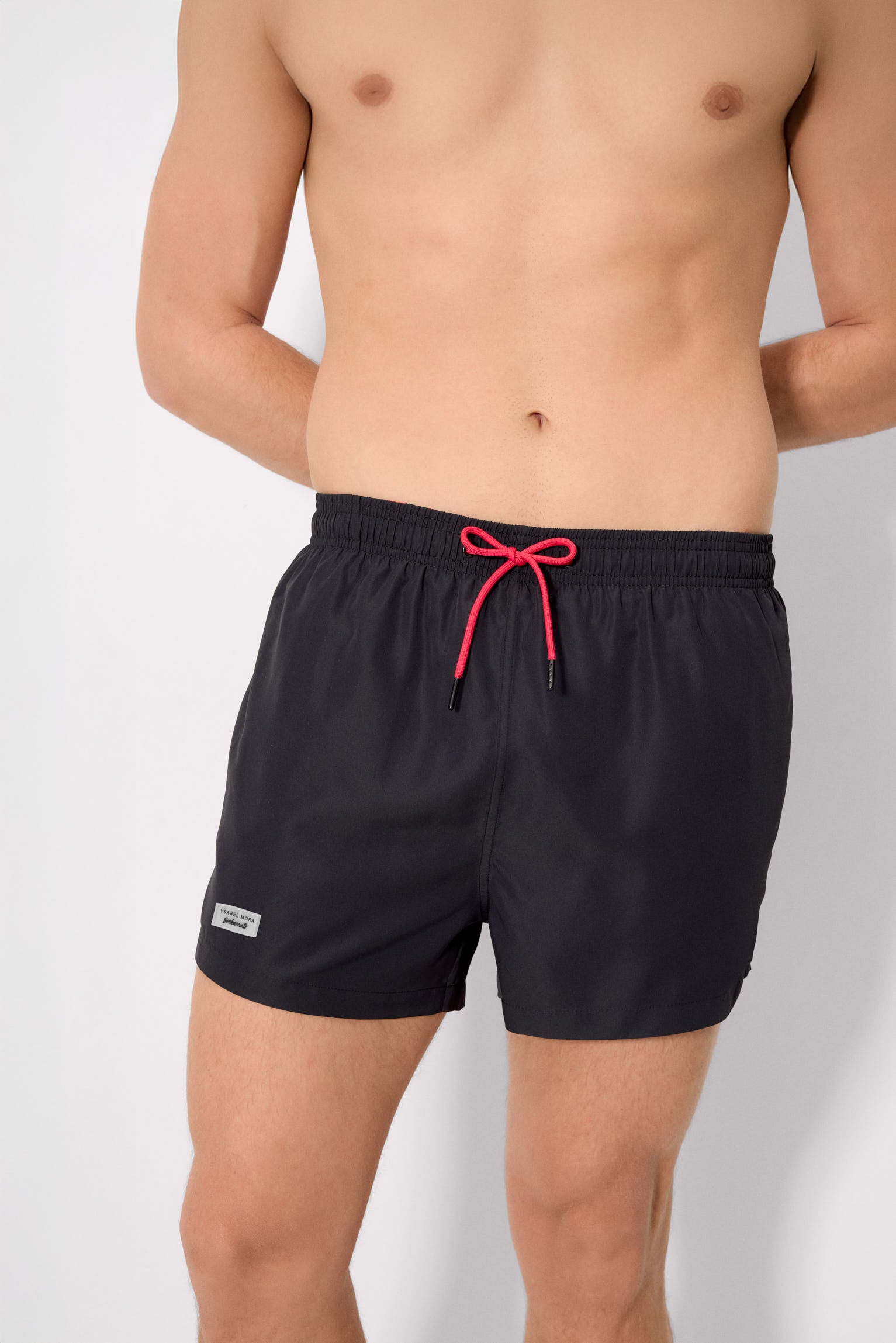 Sockarrats basic black swim trunks