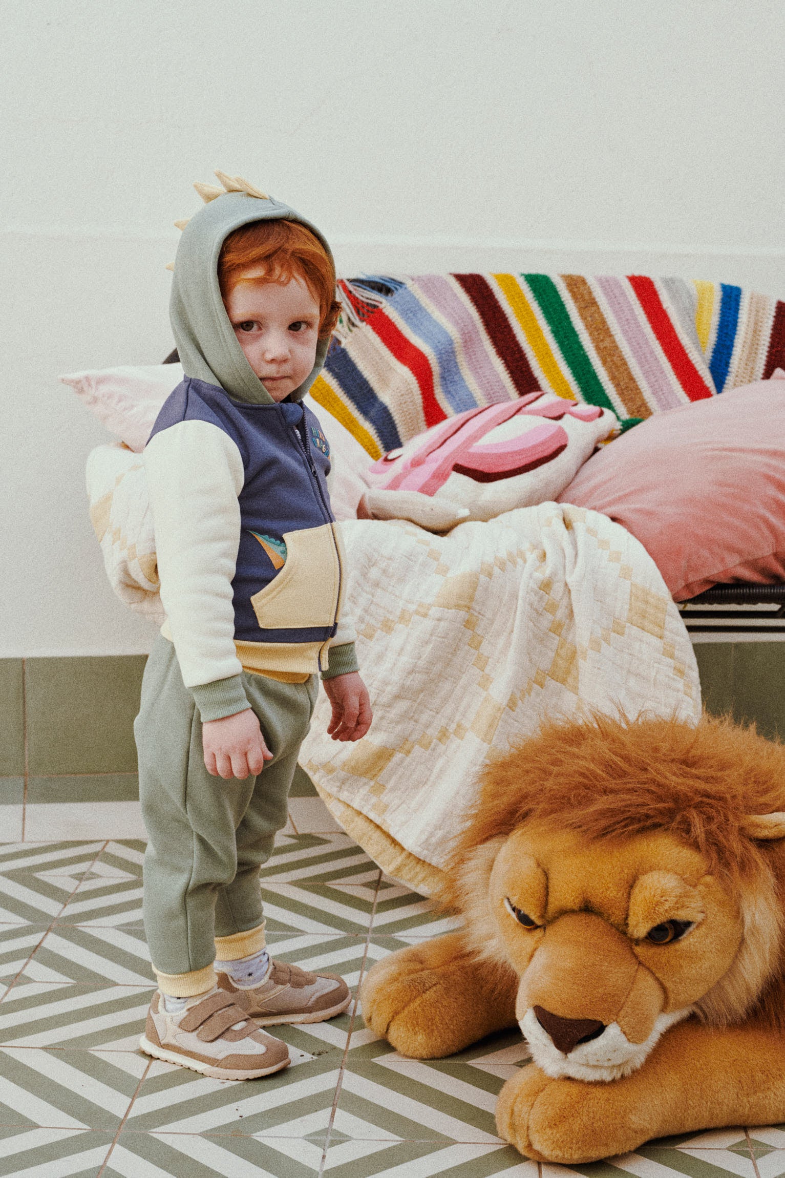 Dragon Tale long-sleeved baby set
