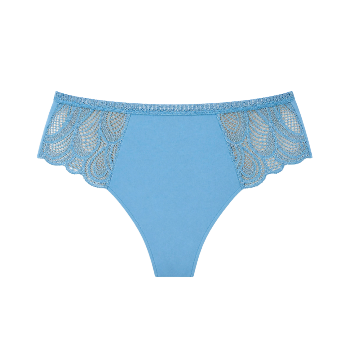 Conjunto push-up encaje azul @nicole_micolii