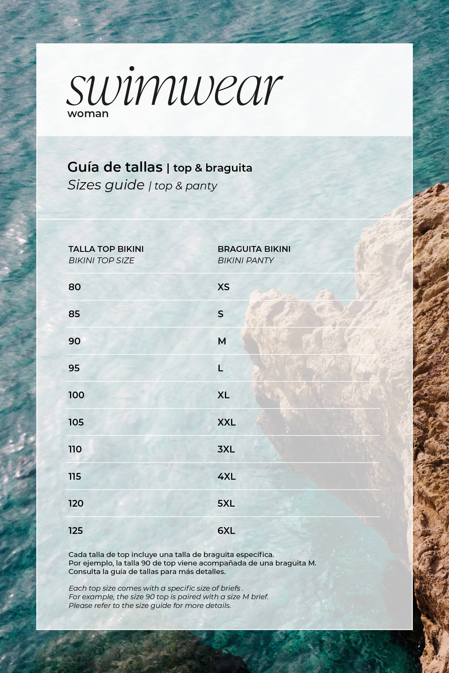 Conjunto de bikini bandeau flor negro copa B - Ysabel Mora