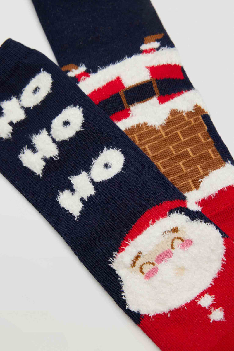 Children's Christmas socks pack of 2