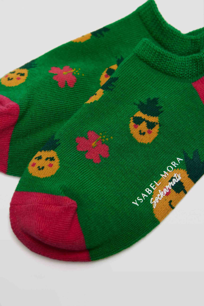 Invisible pinkies printed colors Sockarrats pack of 3