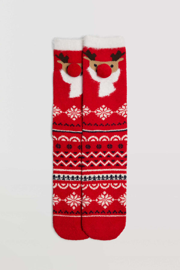 Women's non-slip Christmas socks