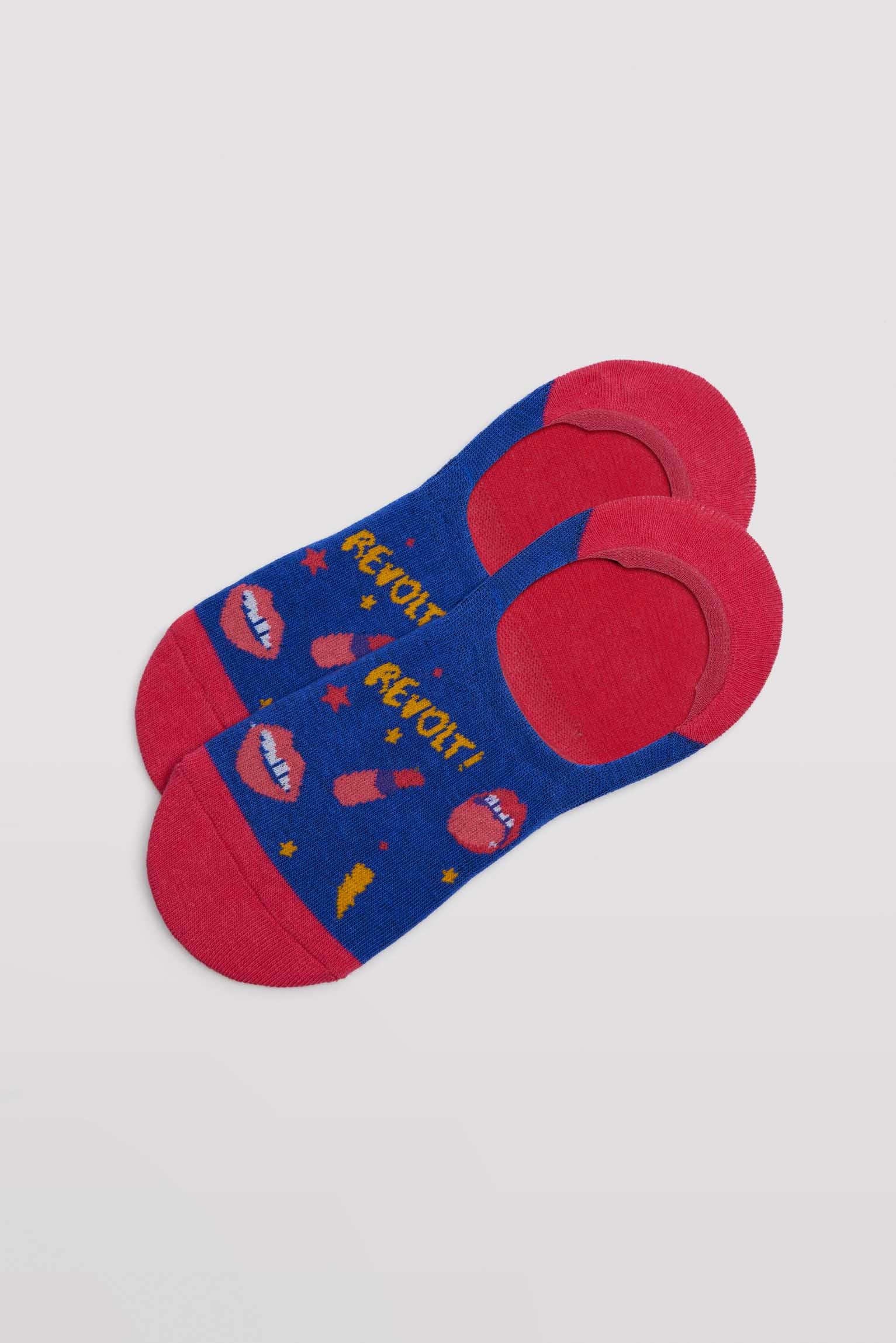 Invisible Pinkies Printed Disco Sockarrats Pack of 3