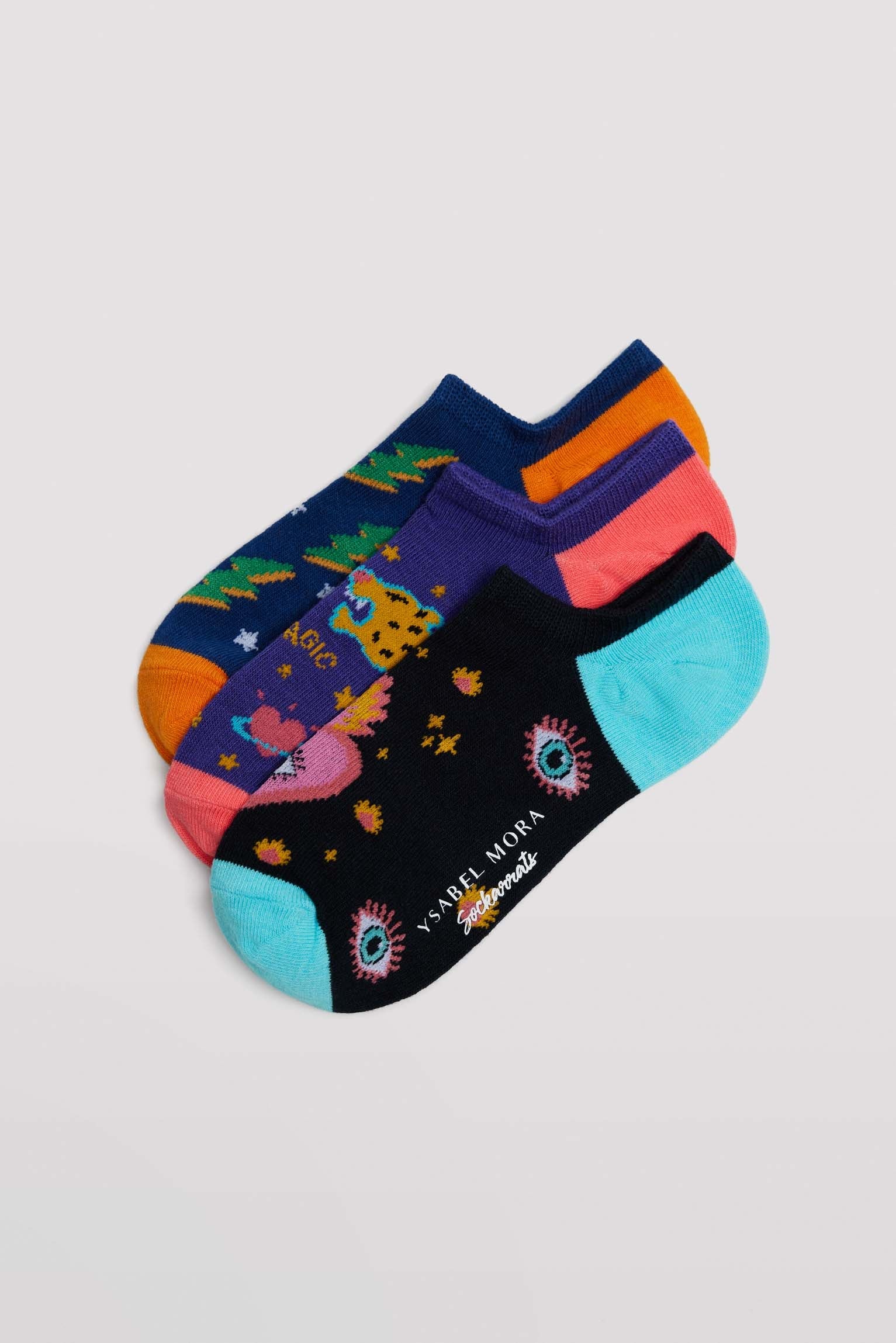 Printed Pinkies Magic Sockarrats pack of 3