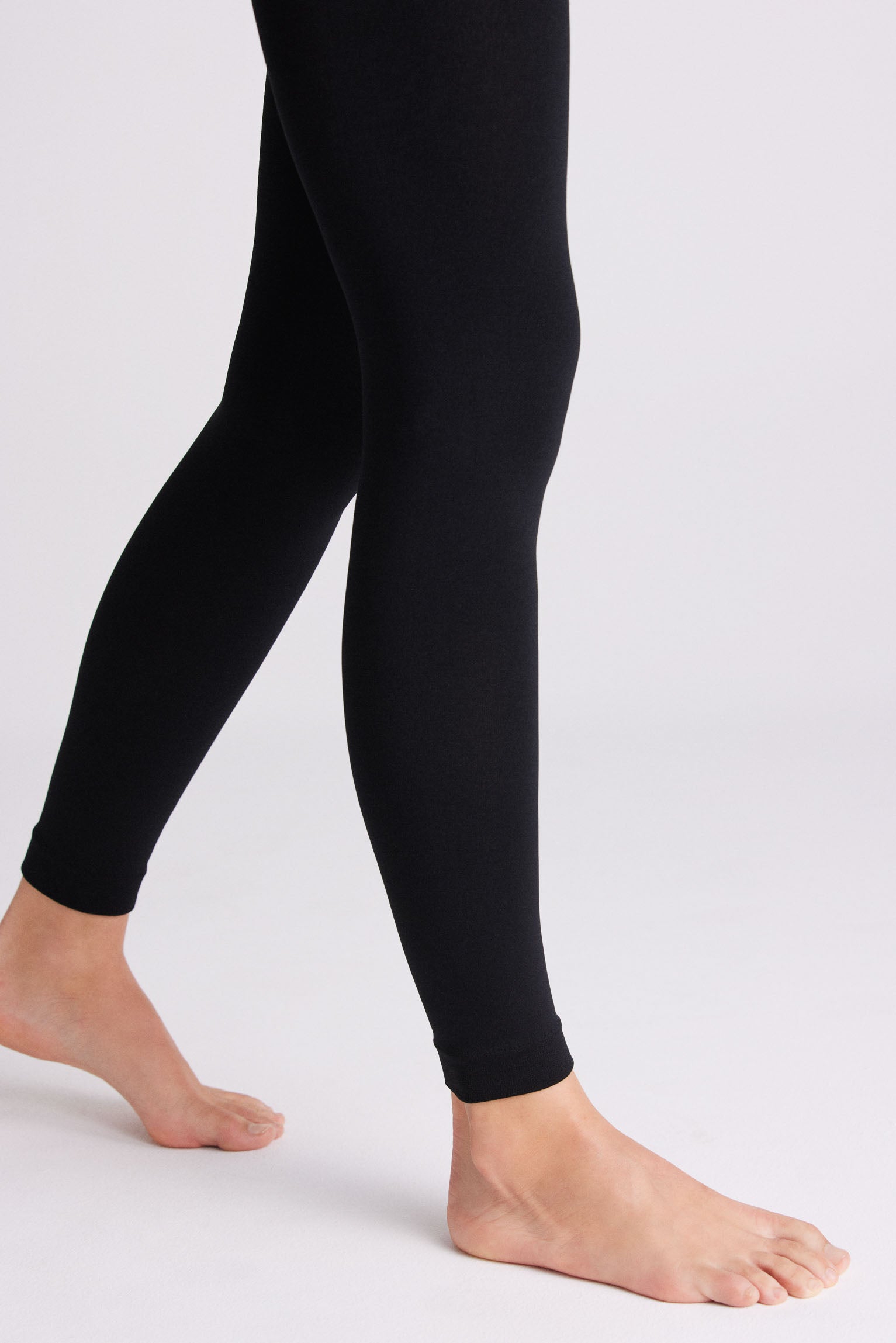 13841 2 leggings termicos basicos - Negro