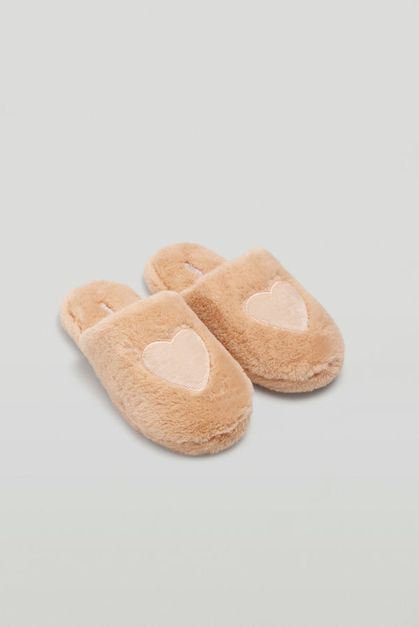 Heart house slippers