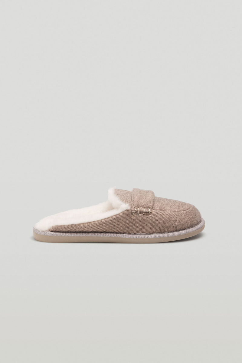 Moccasin house slippers