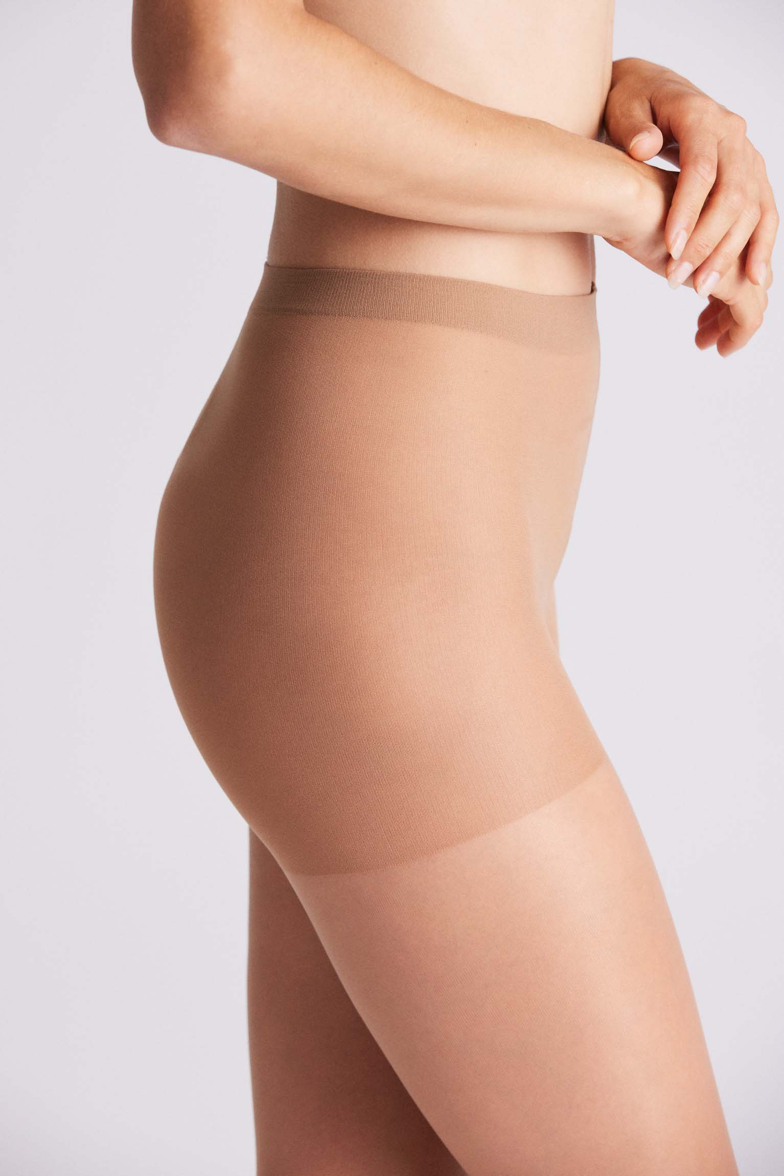 16406 3 panty 15 den - Beige