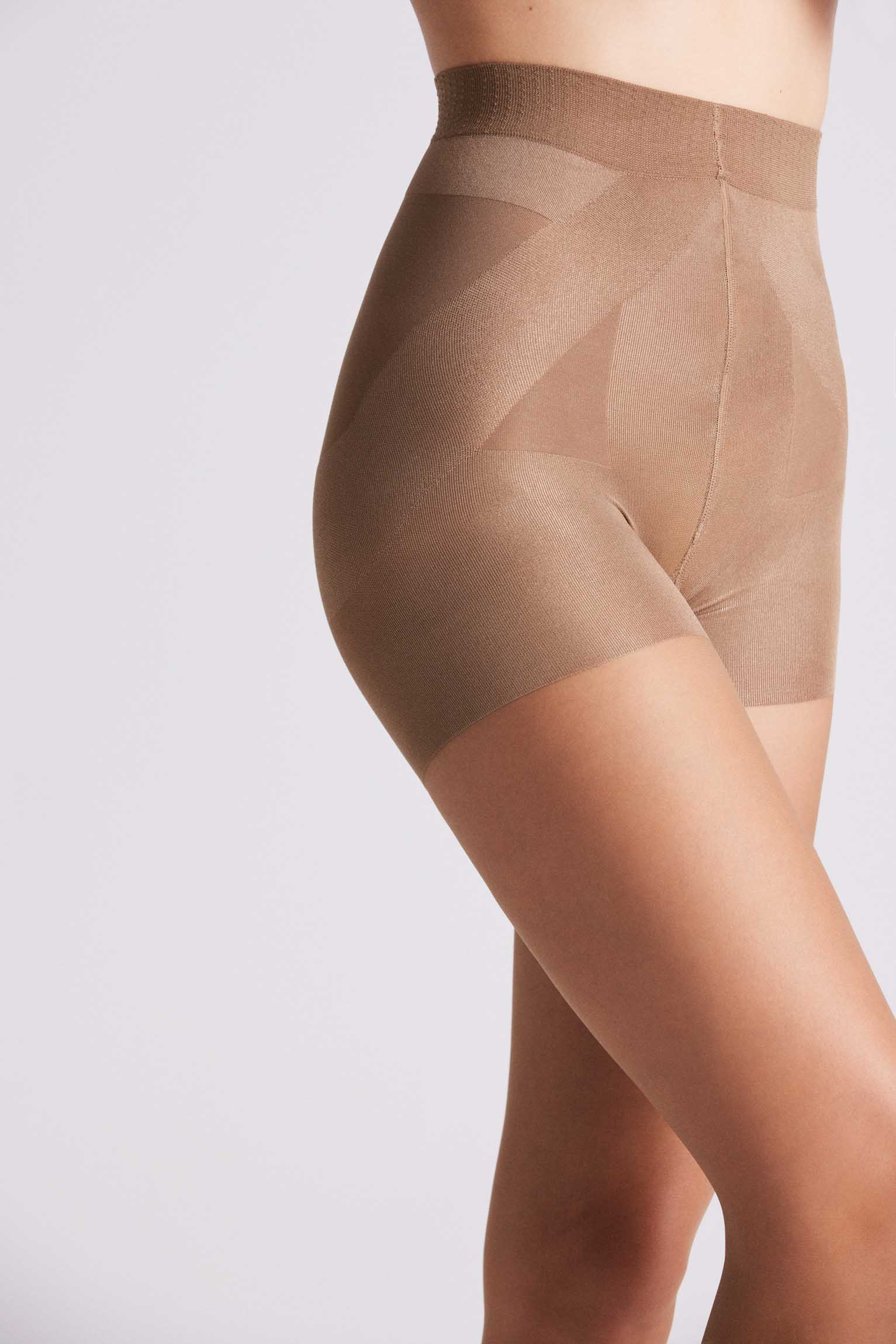 16504 3 panty reductor 15 den - Marrón