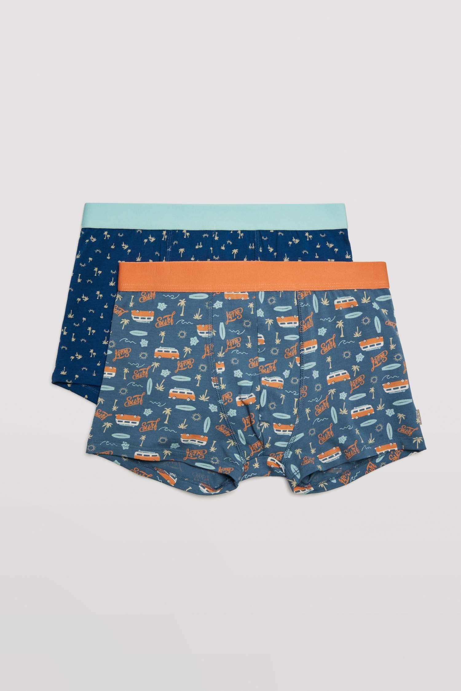 Boy s boxer briefs pack of 2 surf print