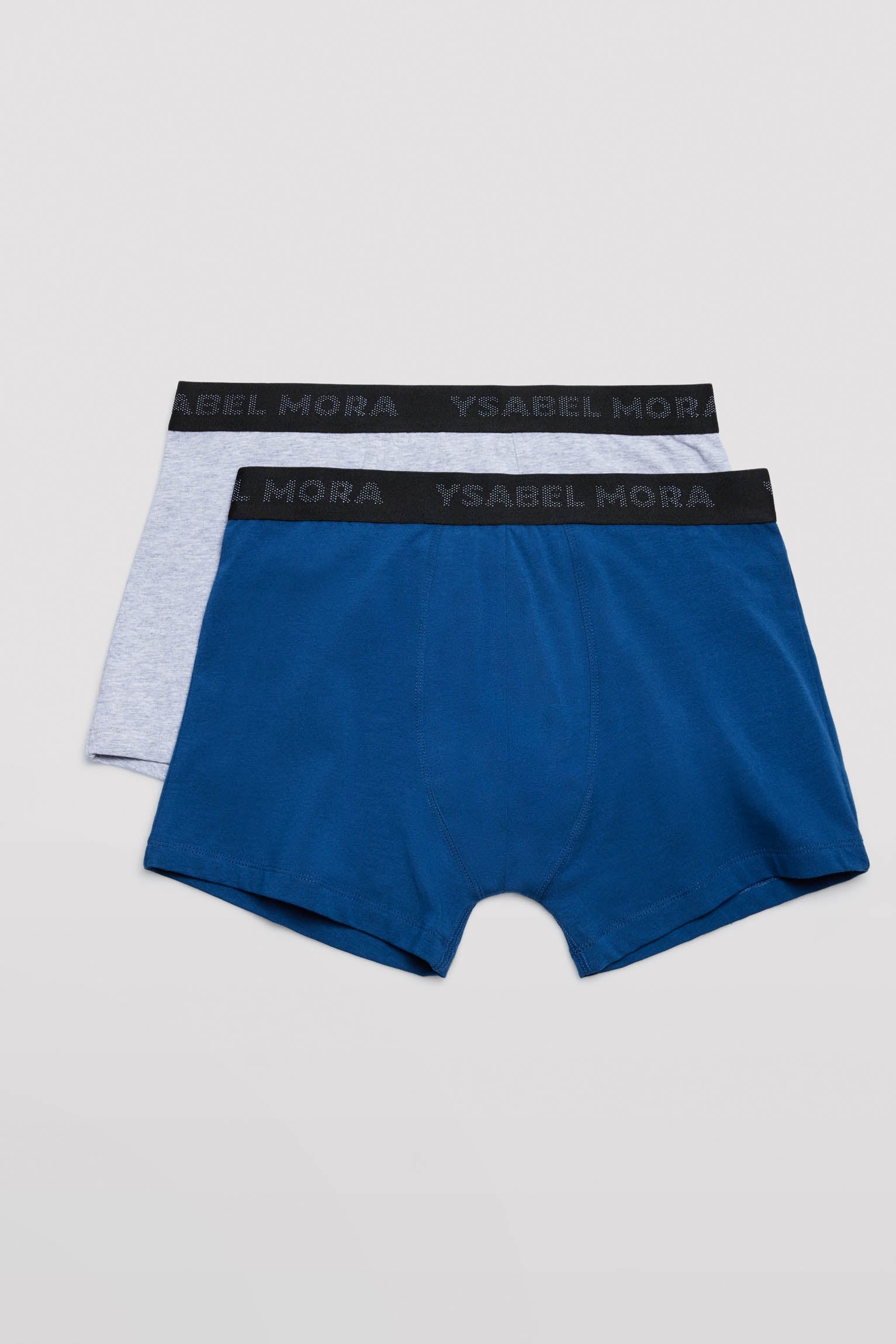 20347-1-calzoncillos-boxer-hombre-lisos-marino-gris-ysabel-mora - Multicolor