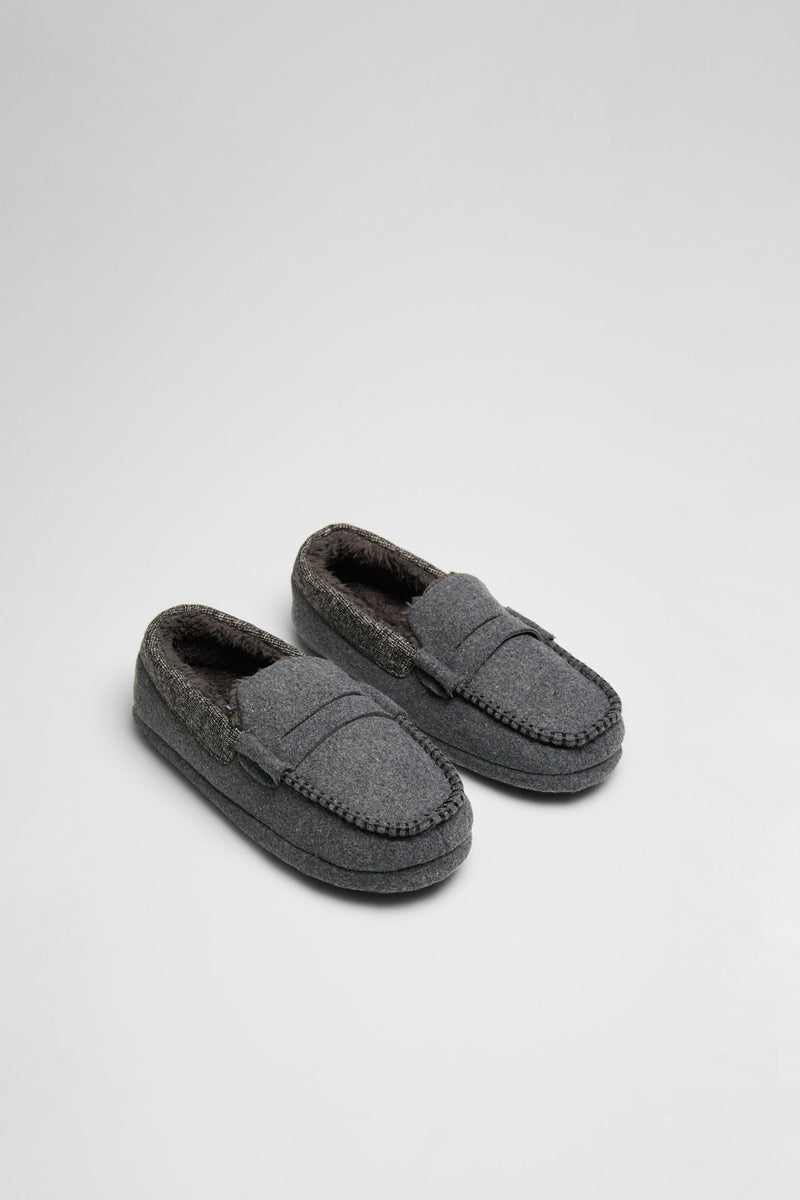Moccasin house slippers