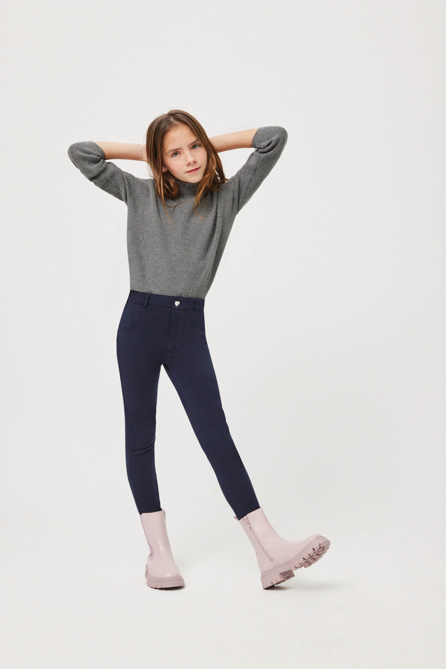 33216-4-leggings-infantil-marino - Marino