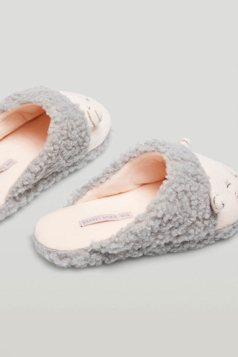 Curly hair house slippers