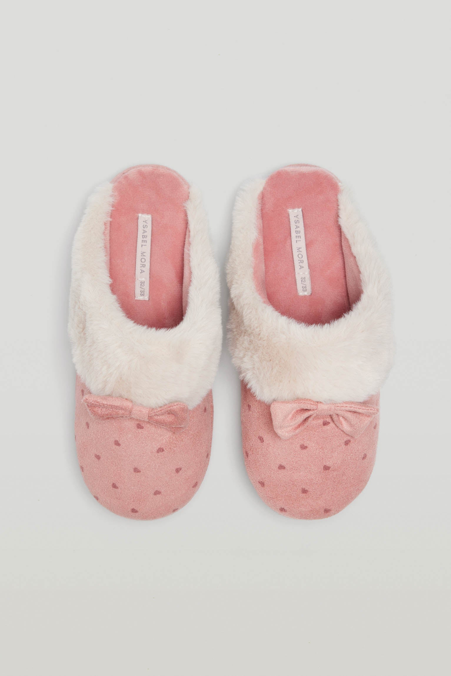 Bow house slippers