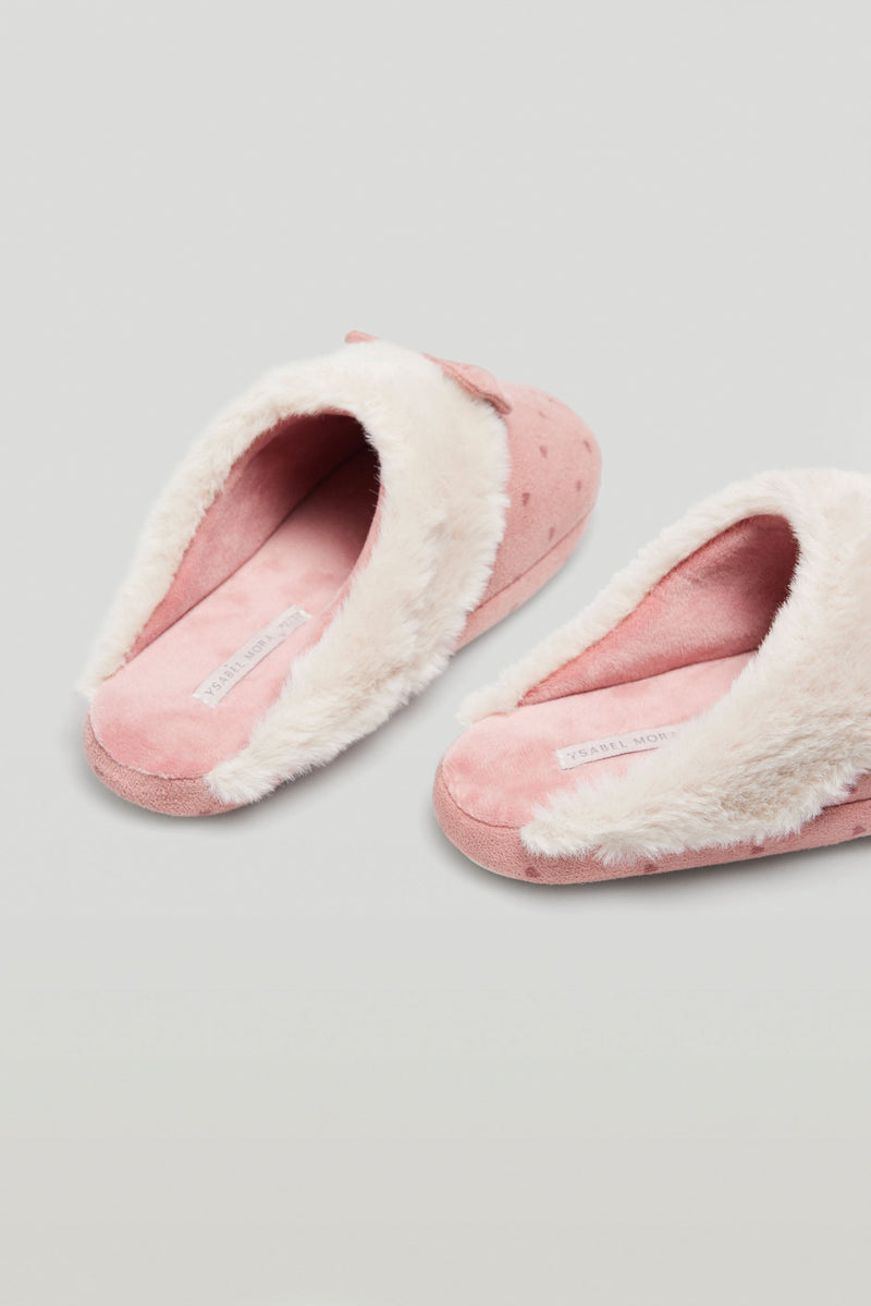 Bow house slippers