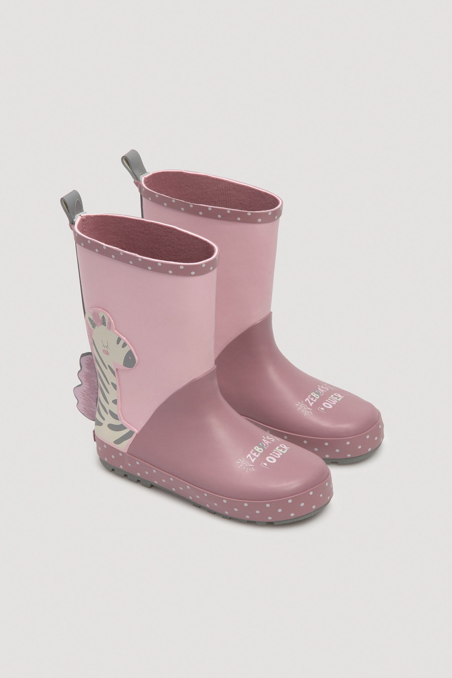 Botas de agua zebra