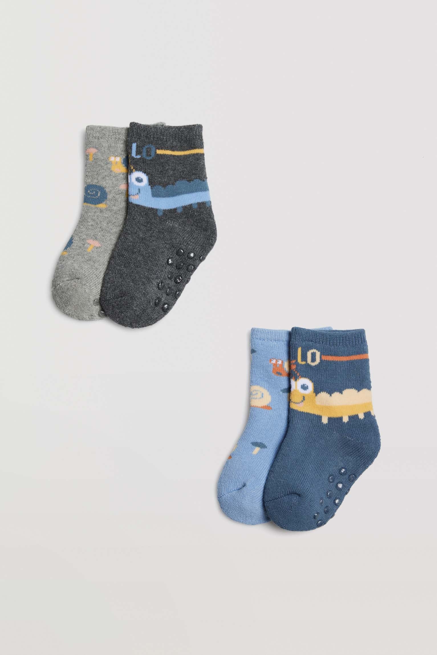 Non-slip socks for baby 4 pack